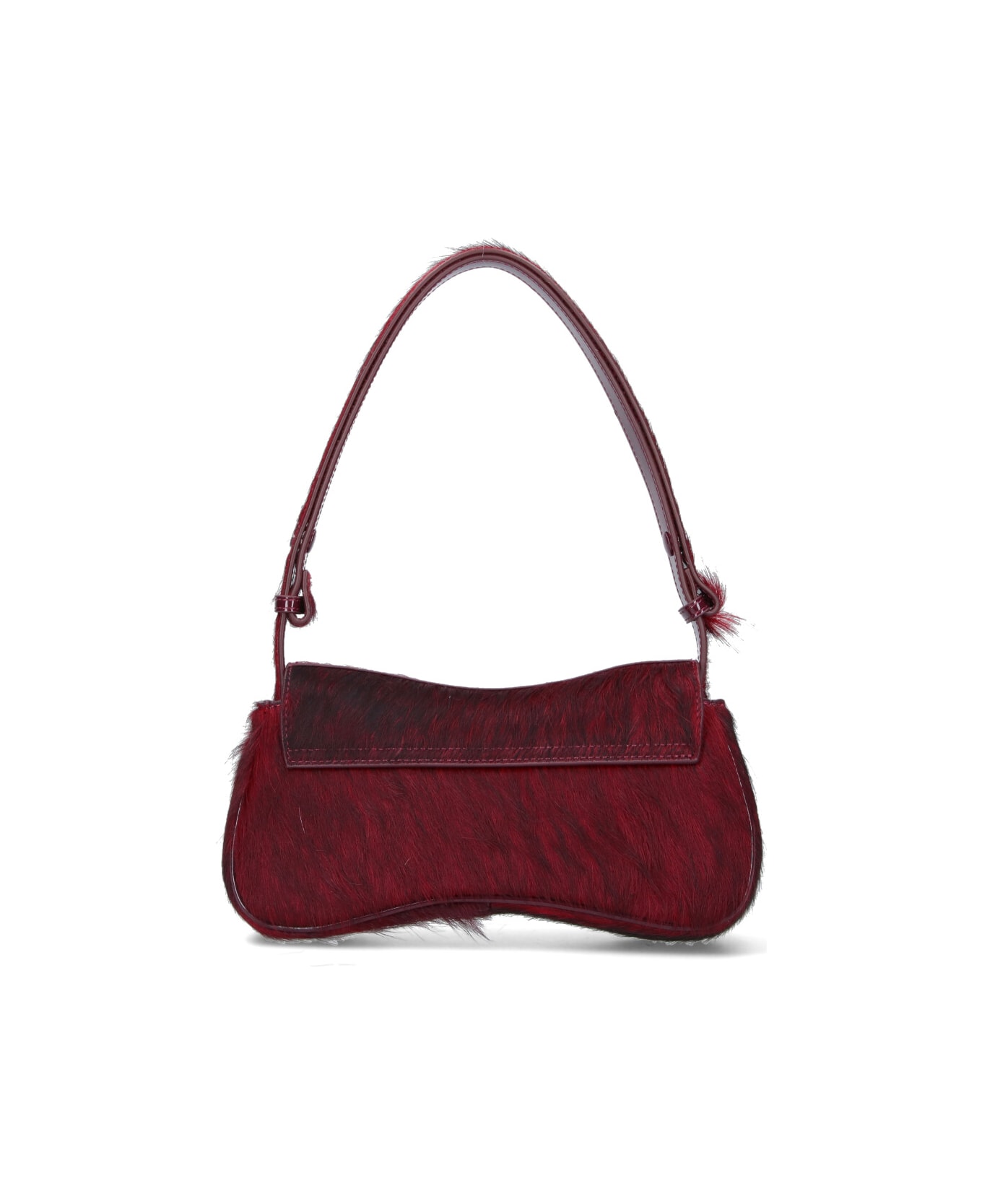 Diesel Pony Hair Bag 
play Clutch
 - Bordeaux