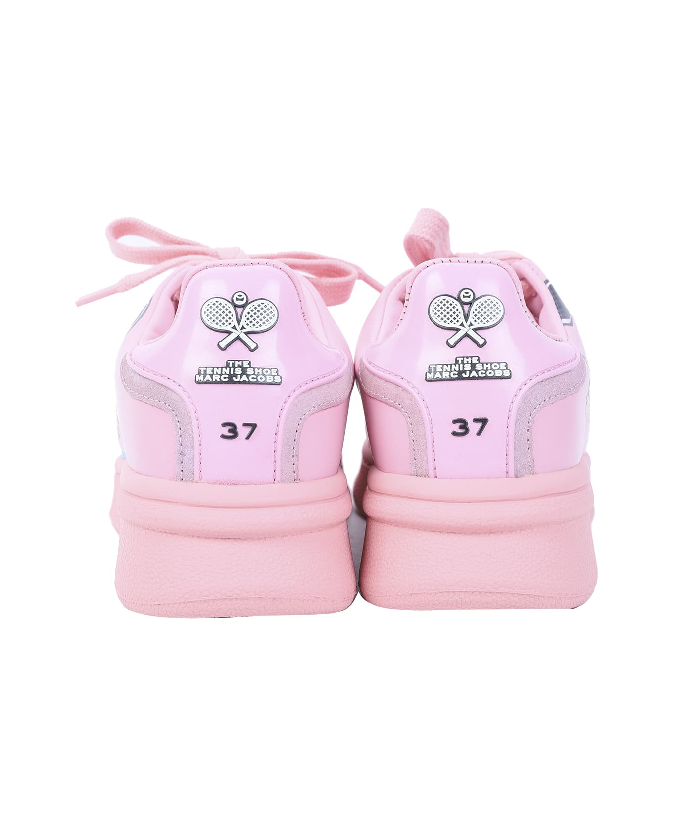 MARC JACOBS×PEANUTSレザースニーカー37 ピンク MARC JACOBS×PEANUTSレザースニーカー37 ピンク