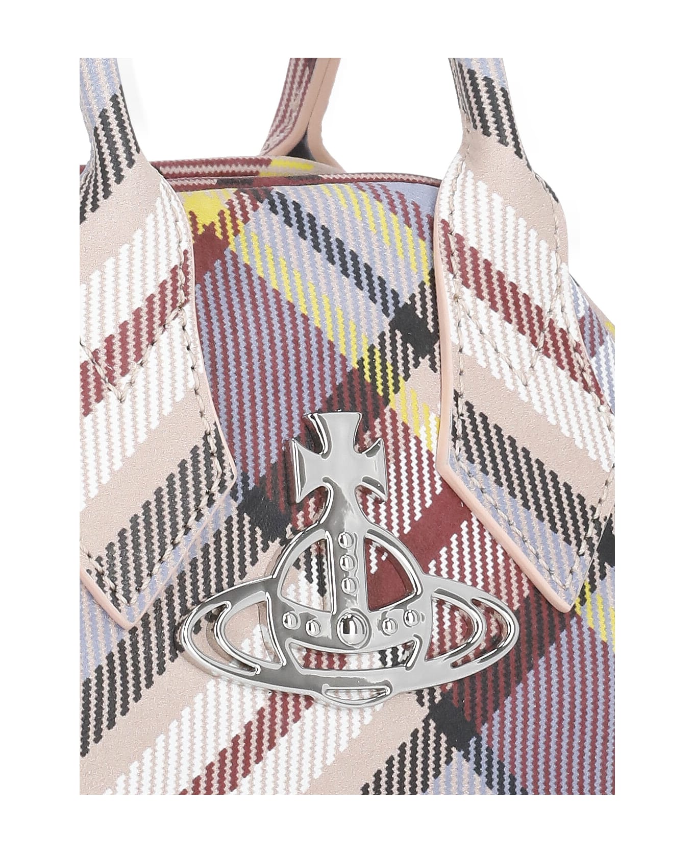 Vivienne Westwood Mini Yasmine Bag - NEUTRALS/RED