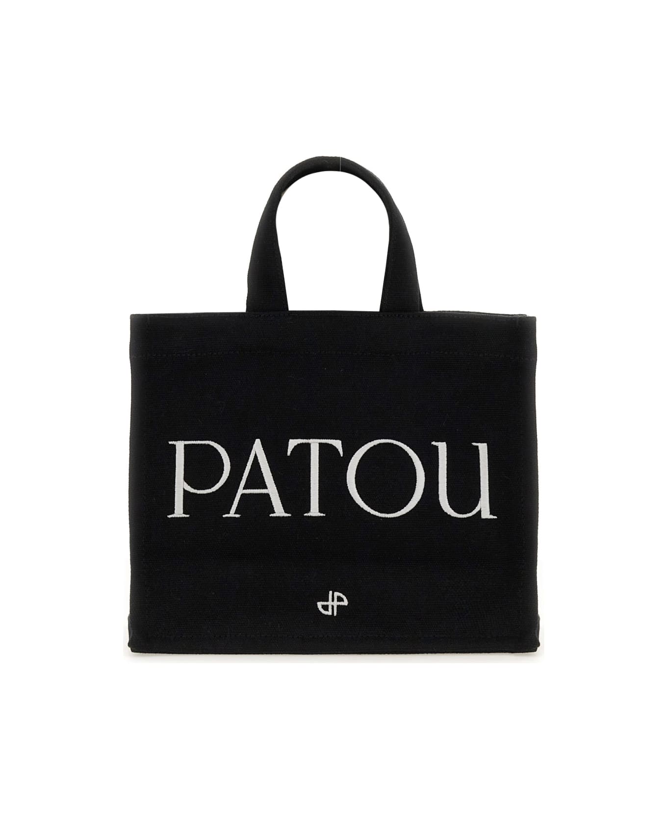 Patou Small 'patou' Tote Bag - BLACK