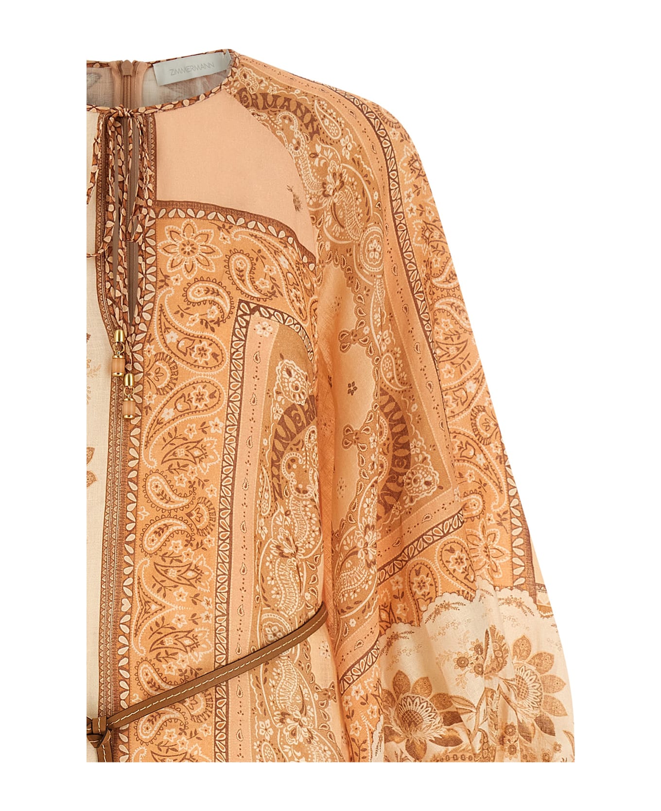 Zimmermann 
lucky Tunic Midi
 Dress - Pink