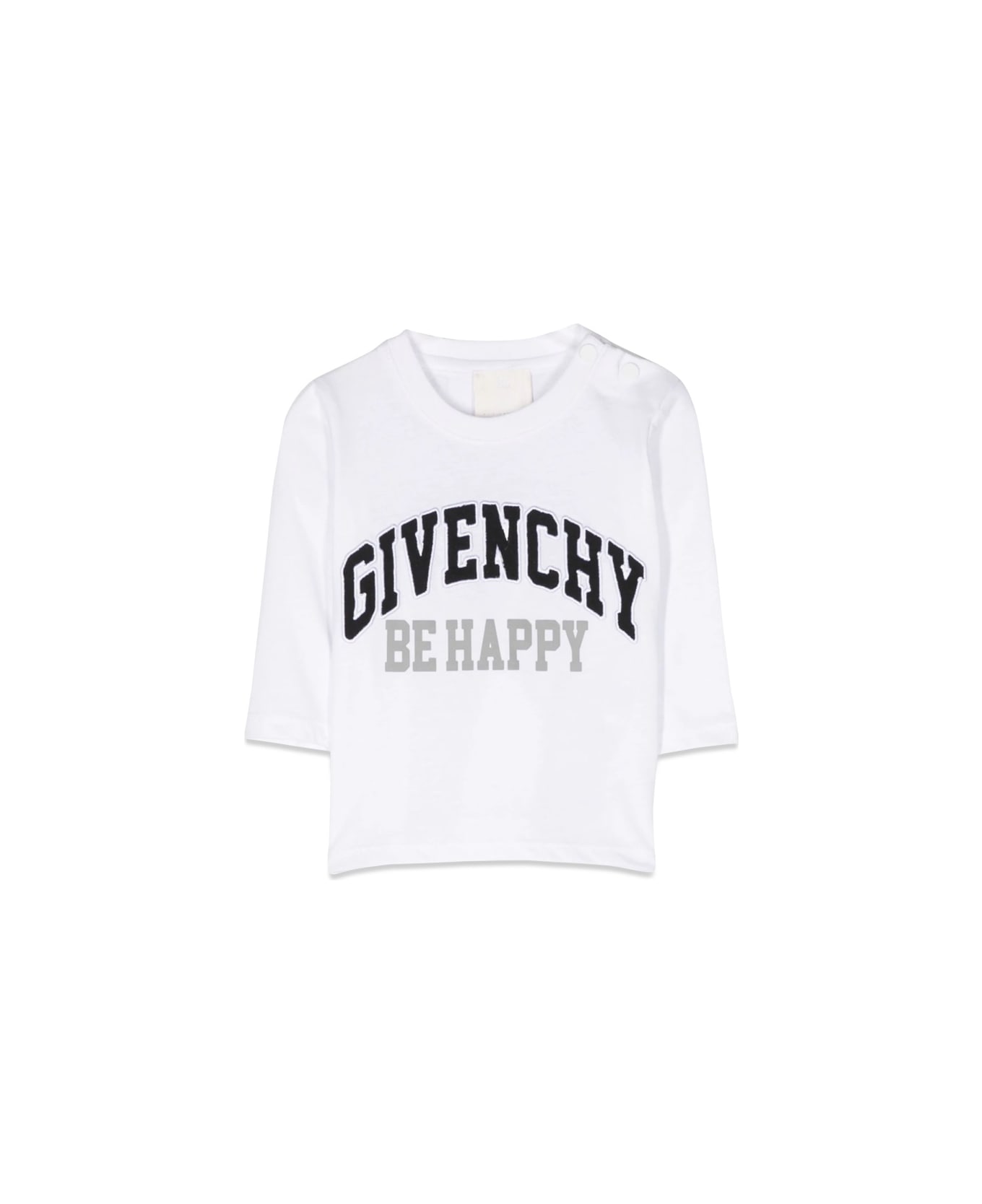 Givenchy Ml Logo Sentence T-shirt - WHITE