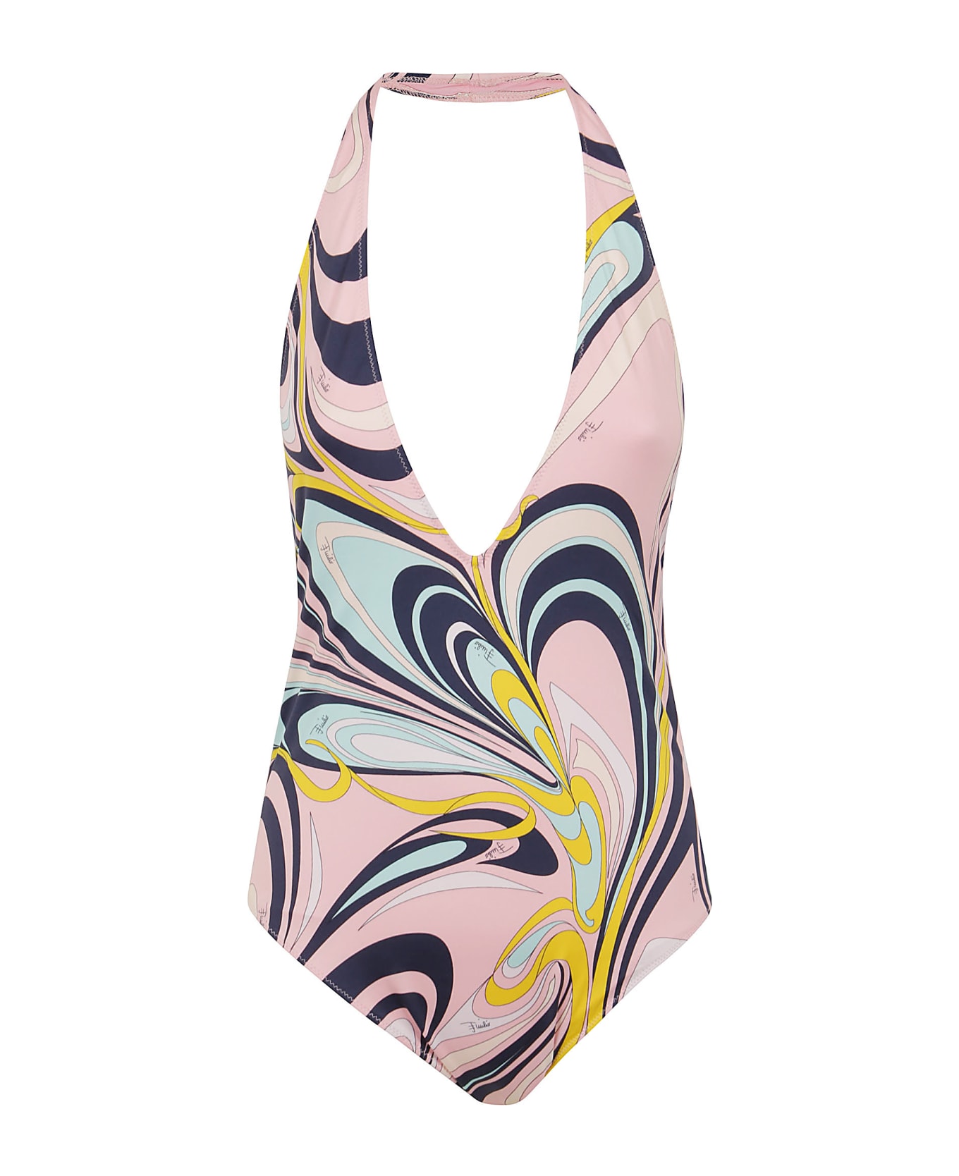 Pucci Swimsuit - Sustainable Light Lycra - Pink