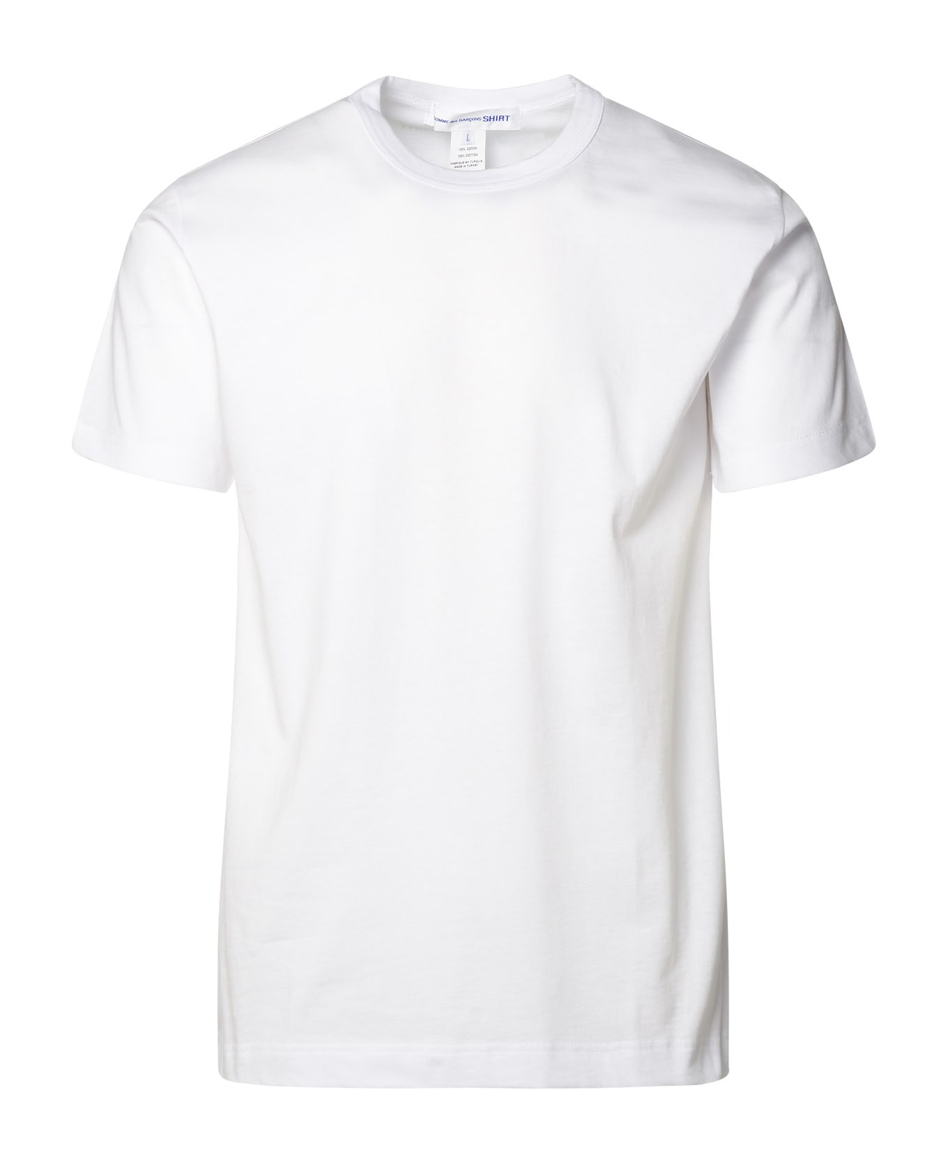 Comme des Garçons Shirt White Cotton T-shirt - White