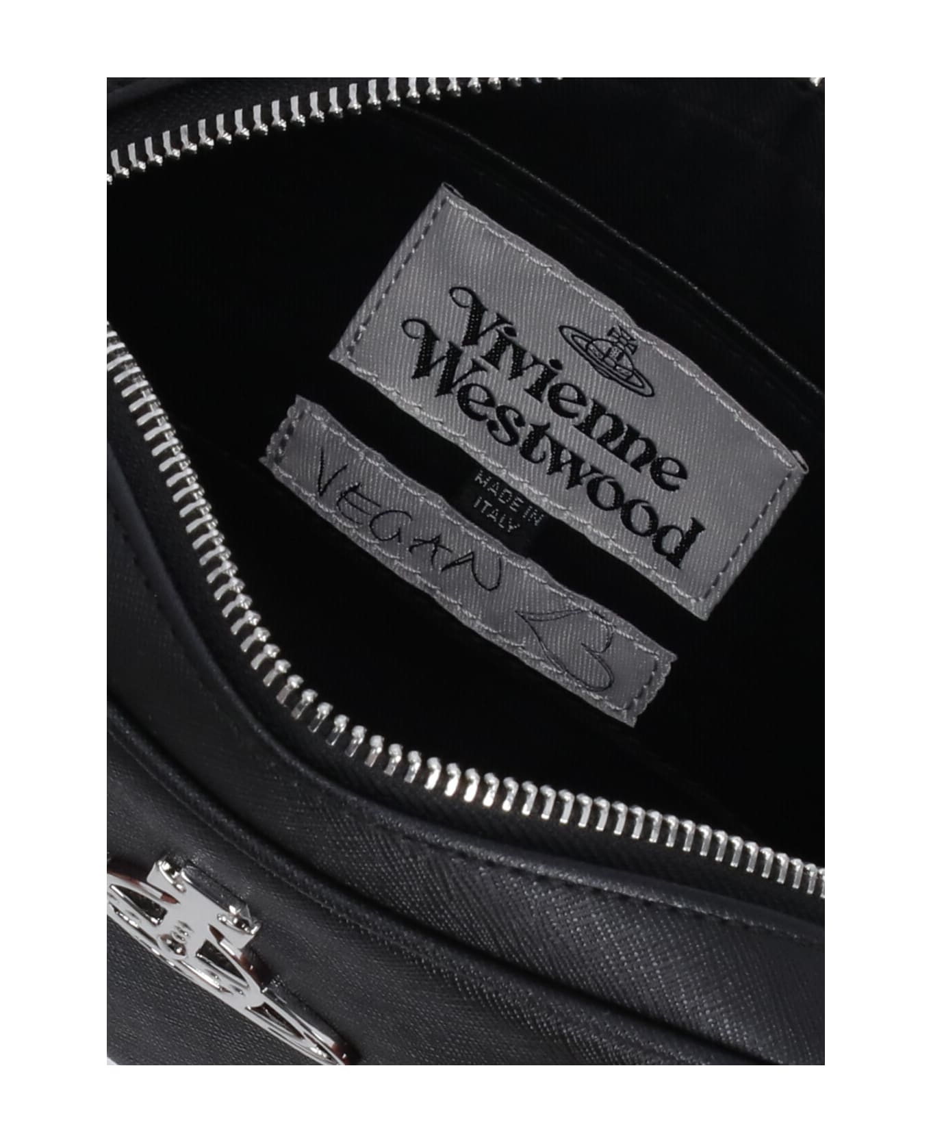Vivienne Westwood Camera Anna Shoulder Bag - Black
