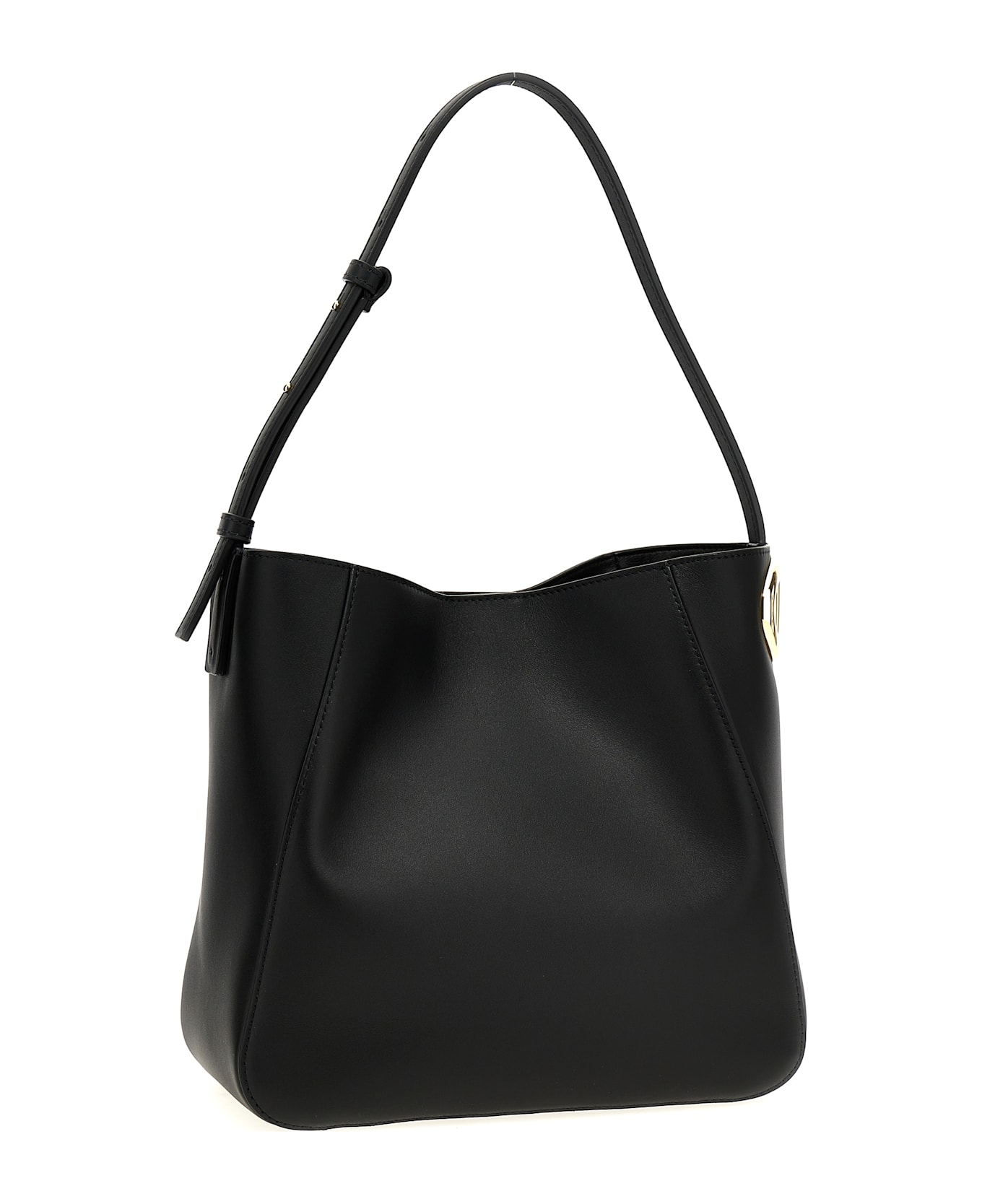 Valentino Garavani 'bucket Vlogo' Shoulder Bag - Black