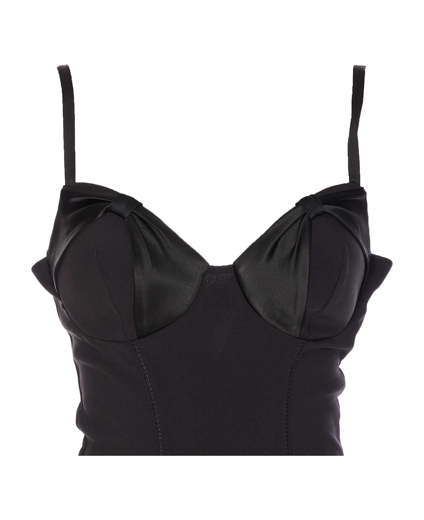 Elisabetta Franchi Mini Dress - Black