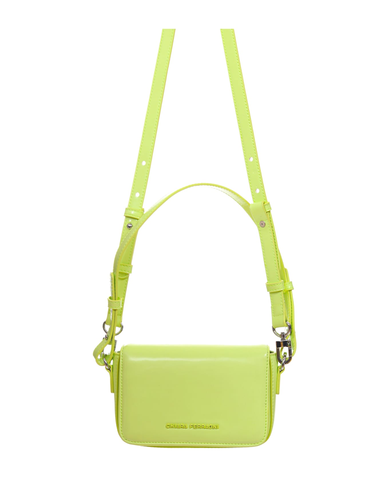 Chiara Ferragni Green Shoulder Bag - Green