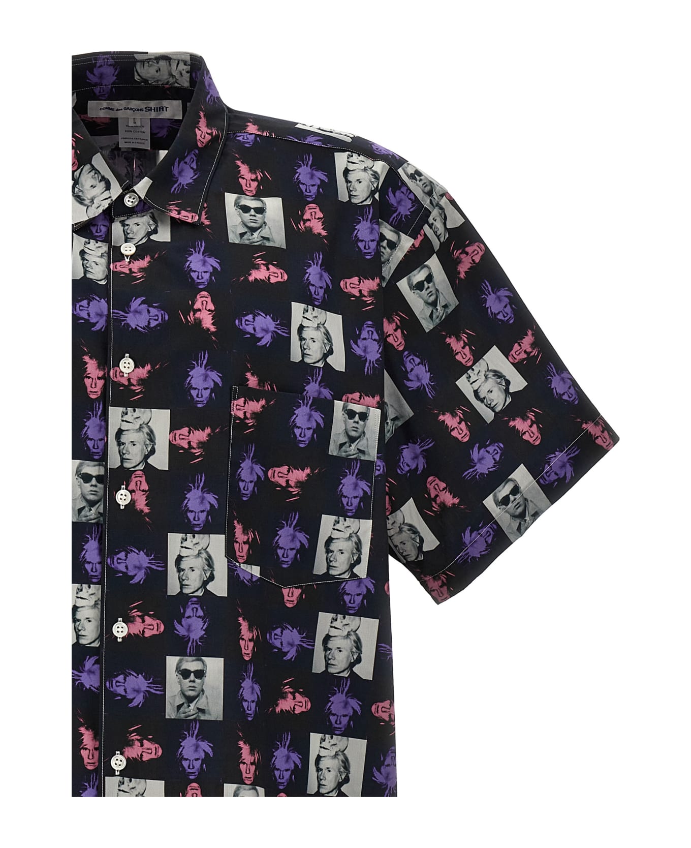 Comme des Garçons Shirt 'andy Warhol' Shirt - Print