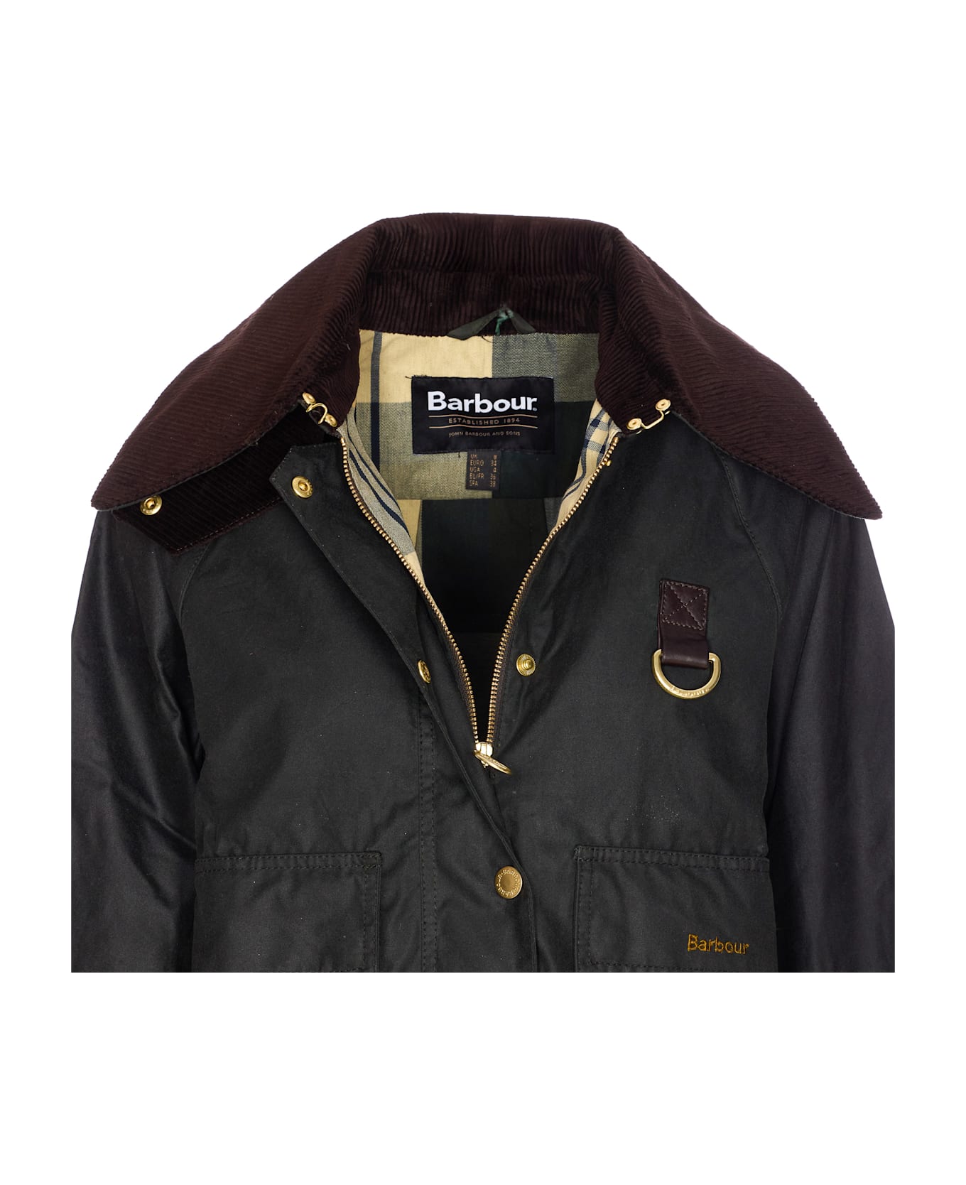 Barbour Catton Wax Jacket - Green