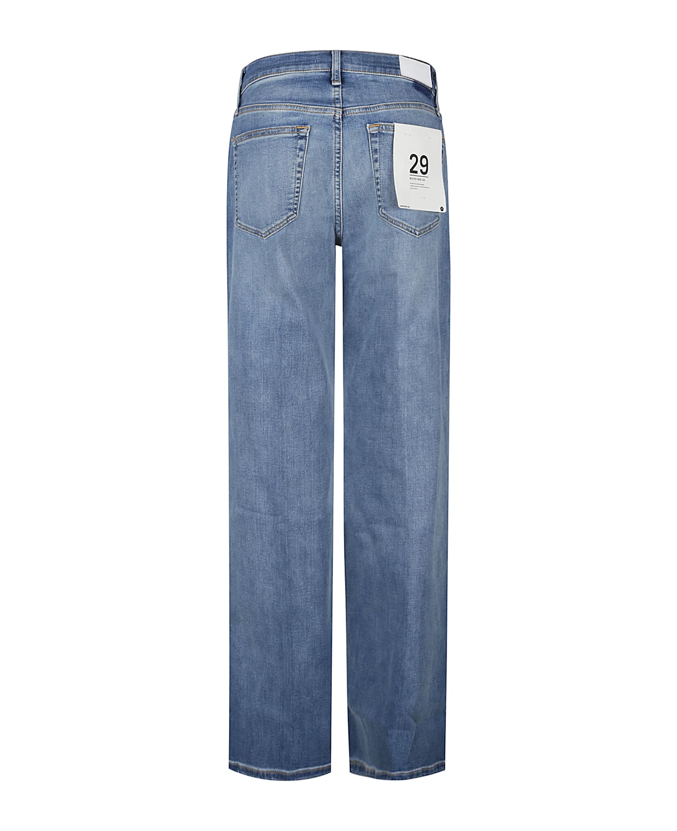 RE/DONE Mid Rise Wide Leg Jeans - Blasted