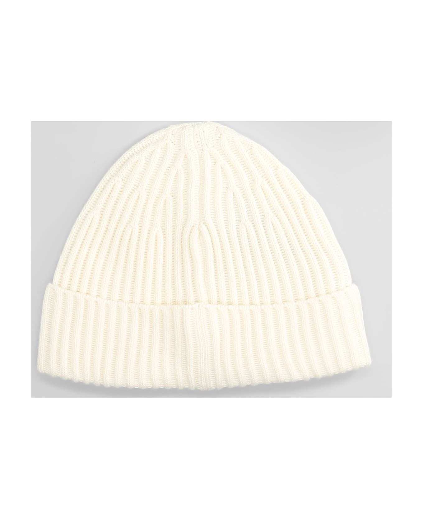 Stone Island Hats In Beige Wool - beige