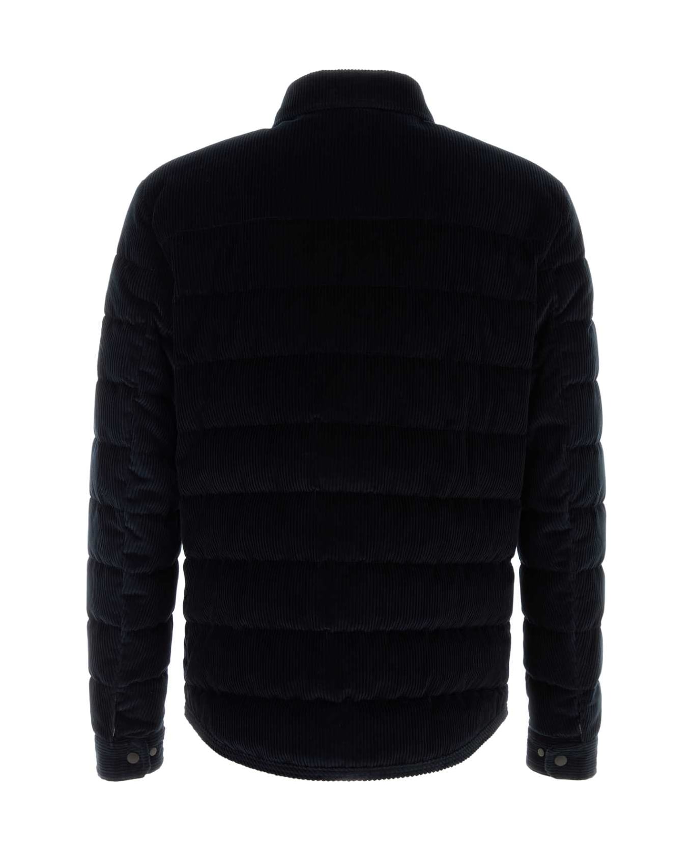 Moncler Midnight Blue Corduroy Gasserhof Down Jacket - 779