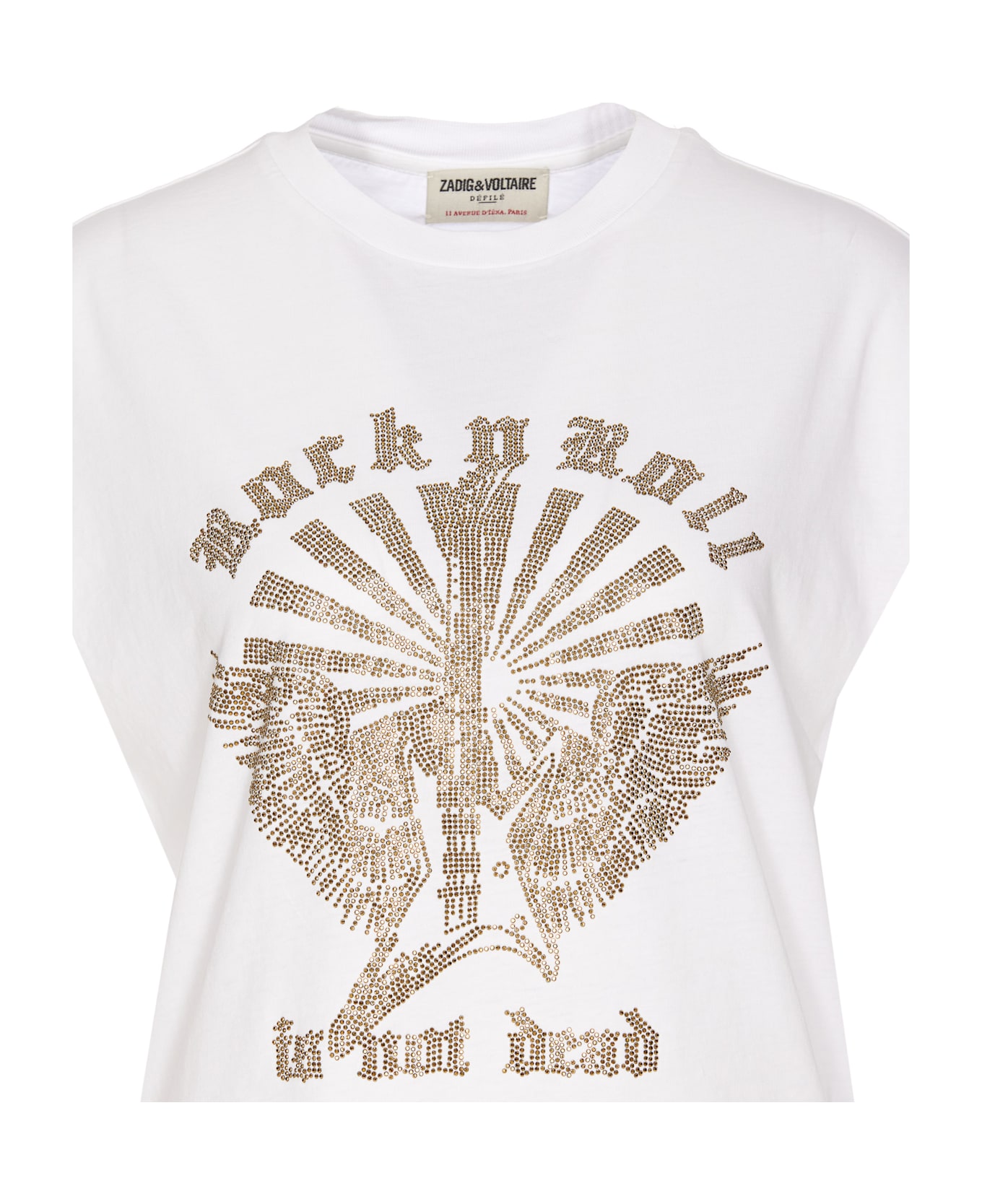 Zadig & Voltaire Cloe Guitar Wings T-shirt - White