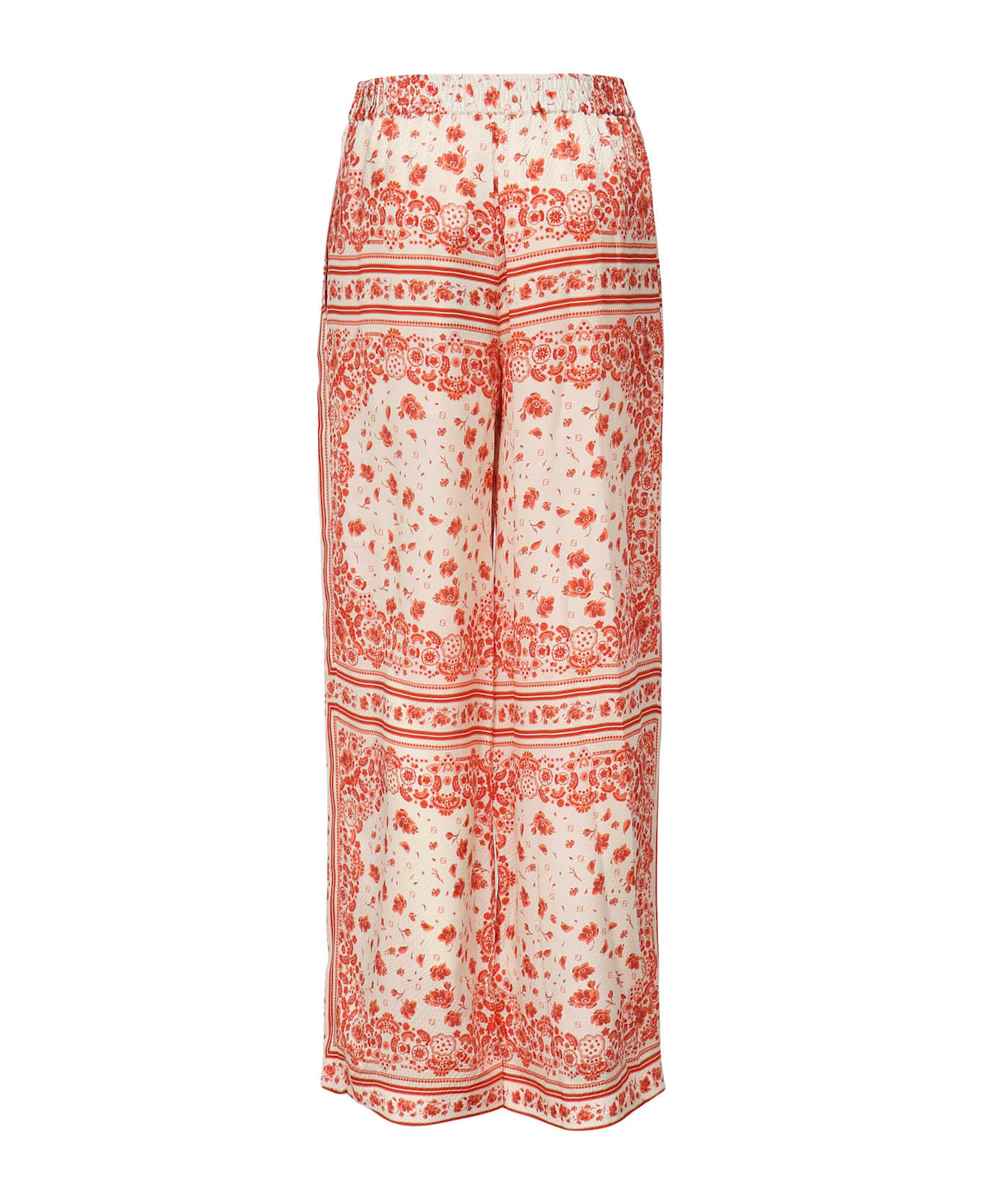 Printed Silk Trousers