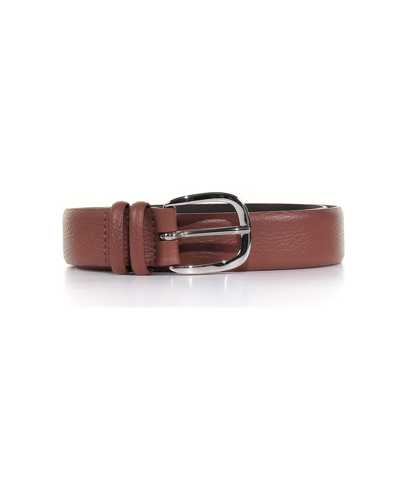 Orciani Dollar Leather Belt - SIGARO