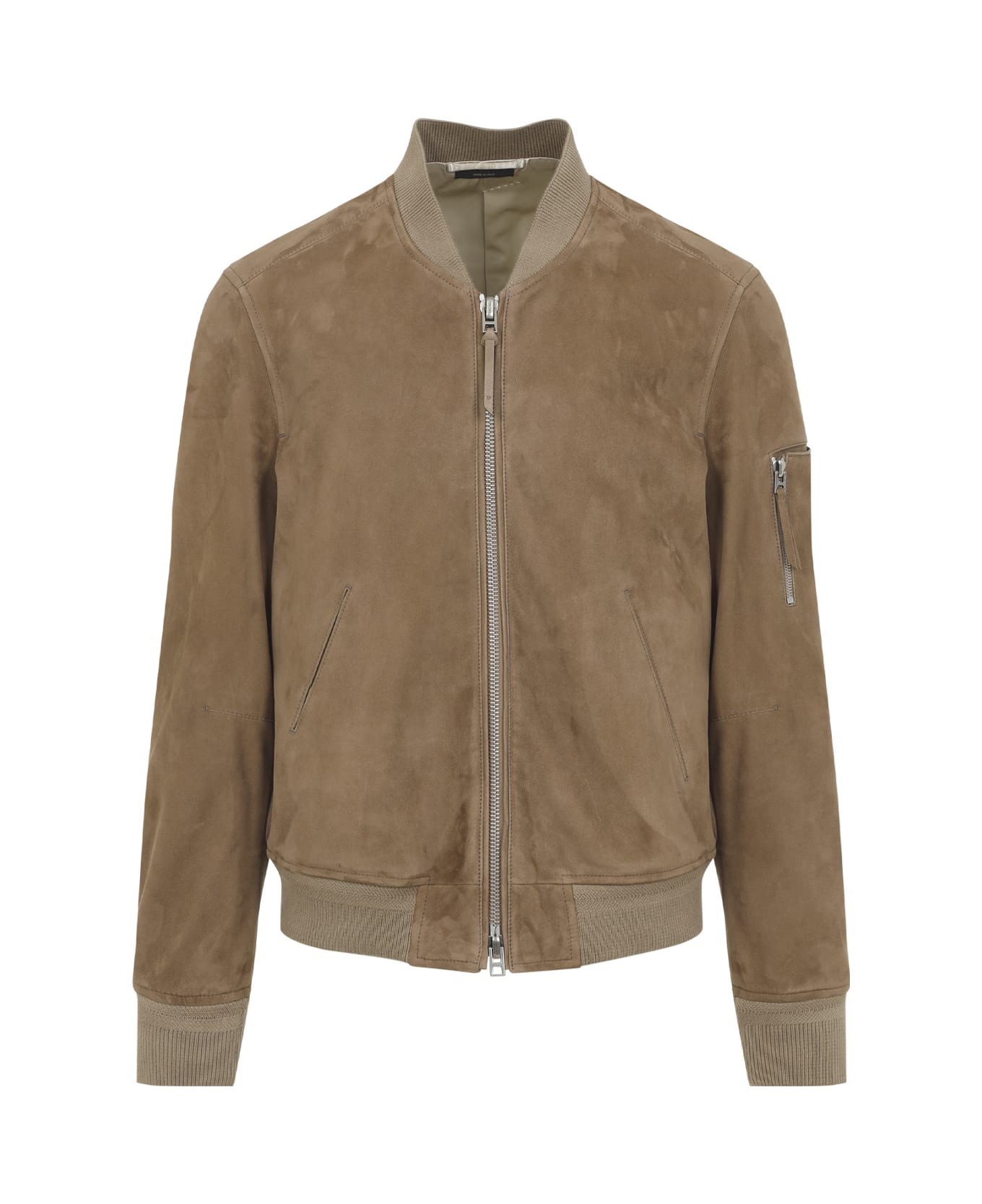 Tom Ford Leather Jacket - Jbv Military Sand