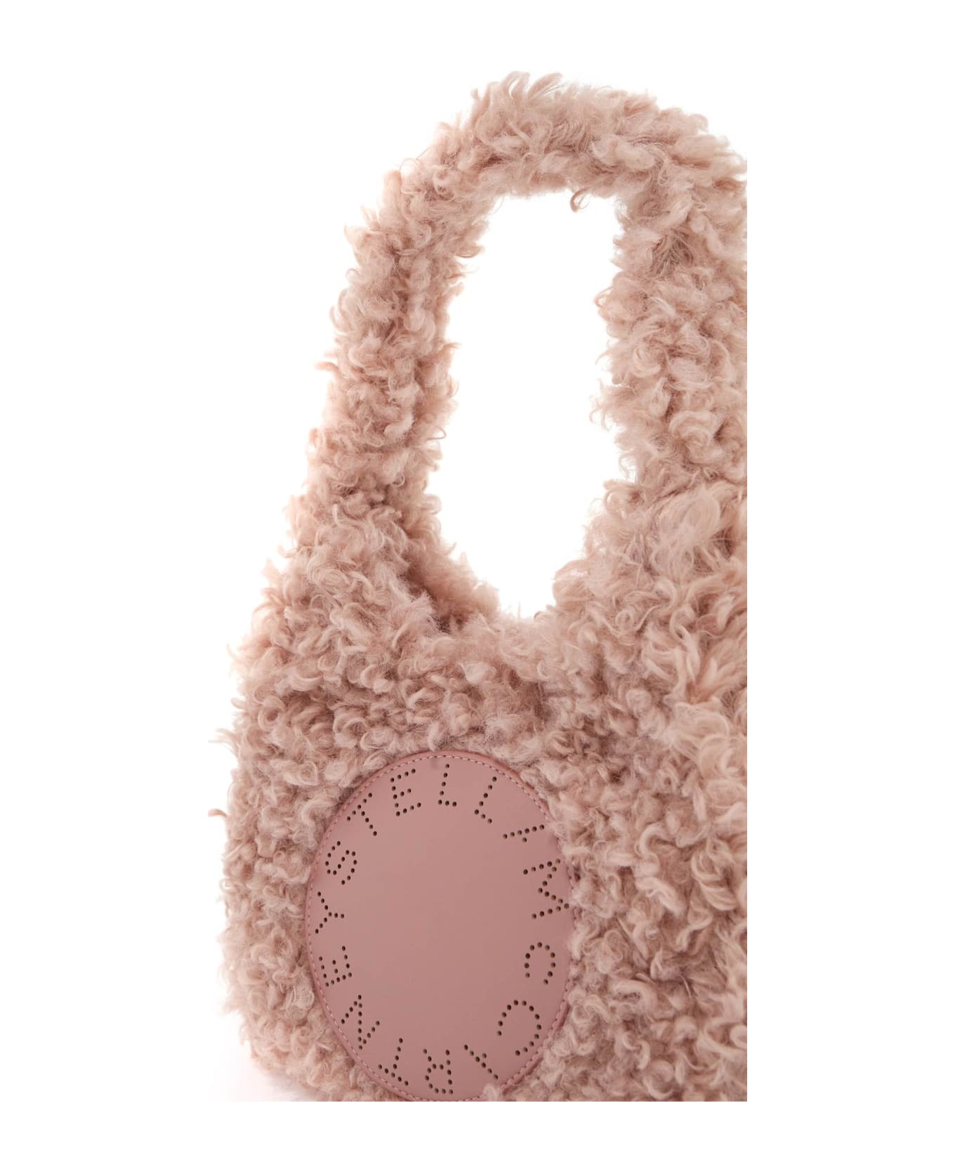 Stella McCartney Small Logo Patch Teddy Tote Bag - DUSTY ROSE (Pink)