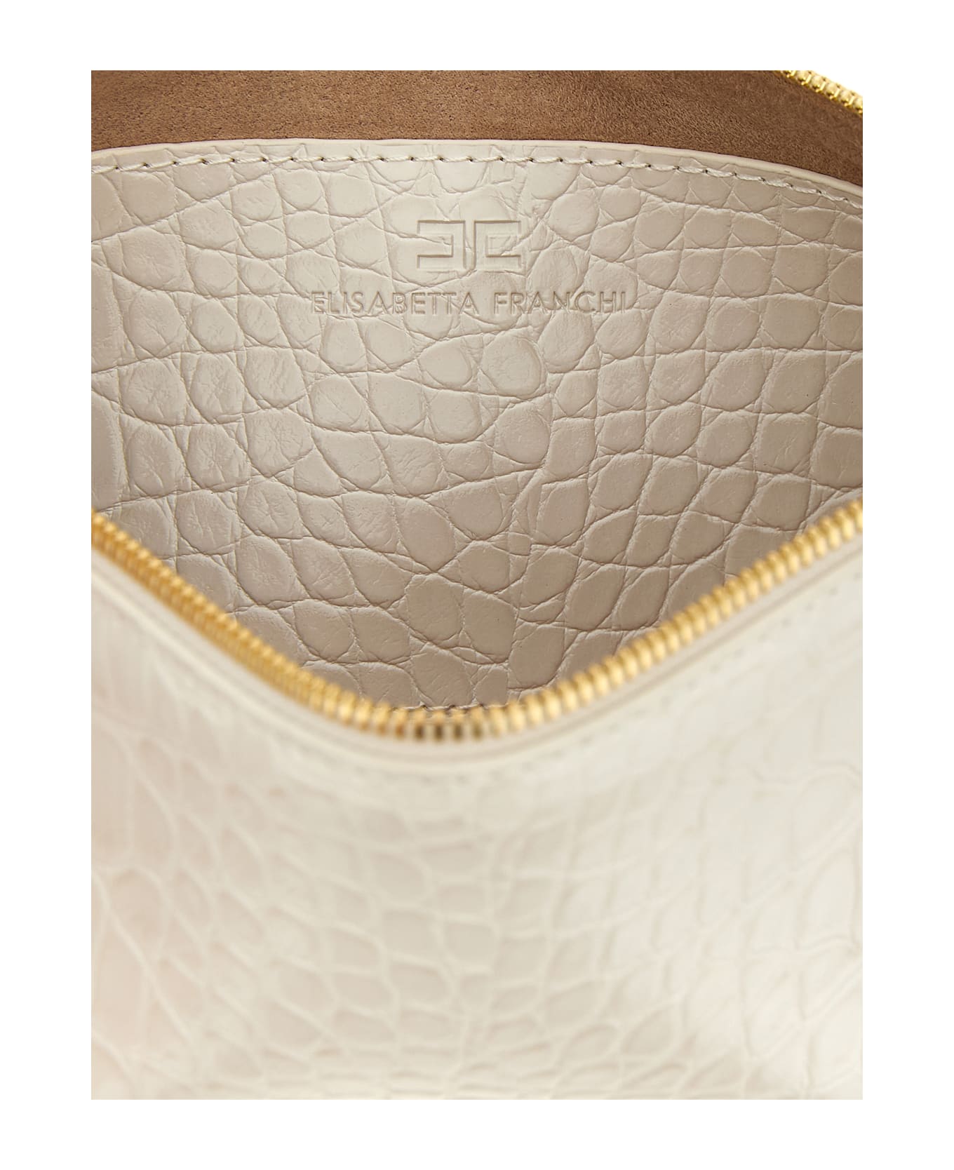 Elisabetta Franchi 
baguette
 Clutch - White