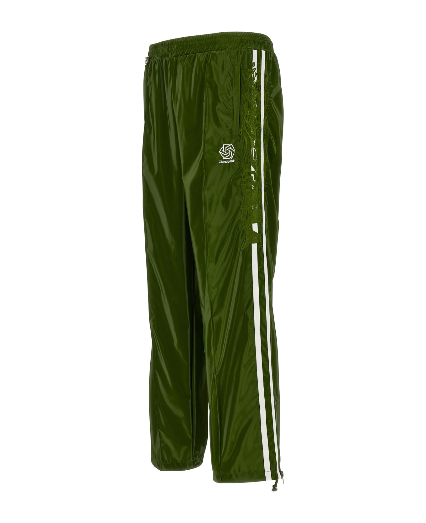 doublet 'laminate Track' Joggers - Green ボトムス
