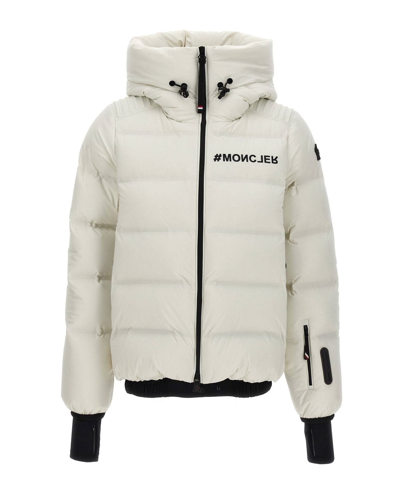 Moncler Grenoble 'suisses' Down Jacket - White/Black ダウンジャケット