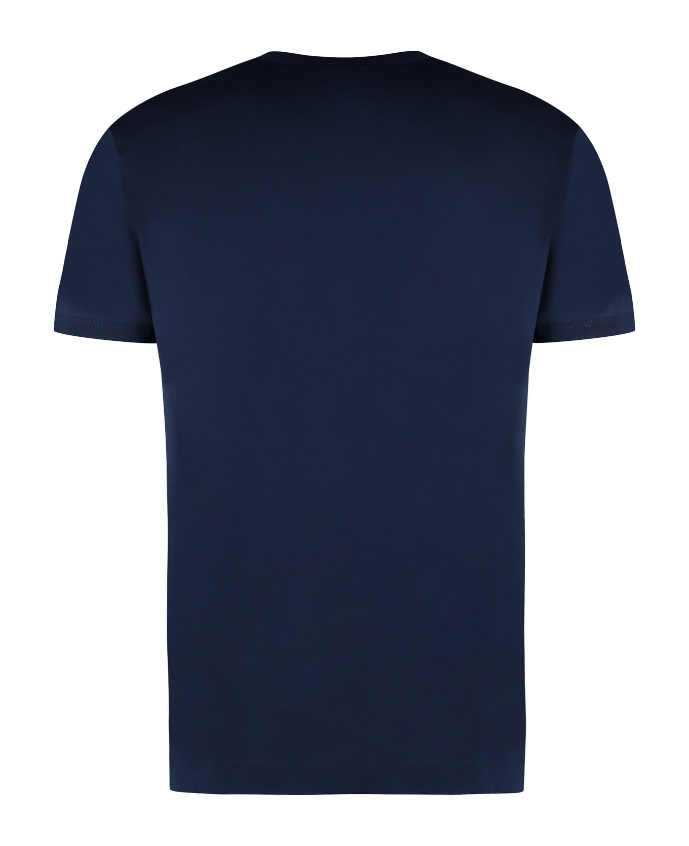 Dolce & Gabbana Logo Cotton T-shirt - blue シャツ