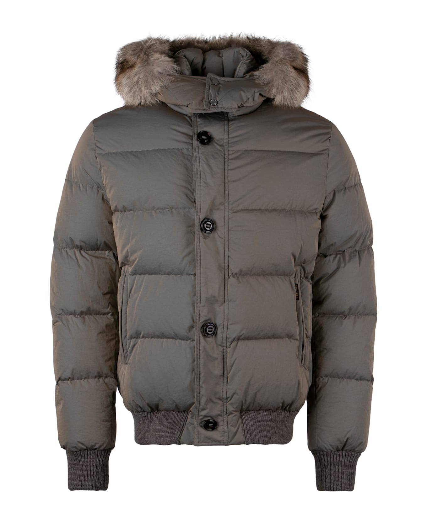 Moorer Bacco Padded Bomber Jacket - Beige