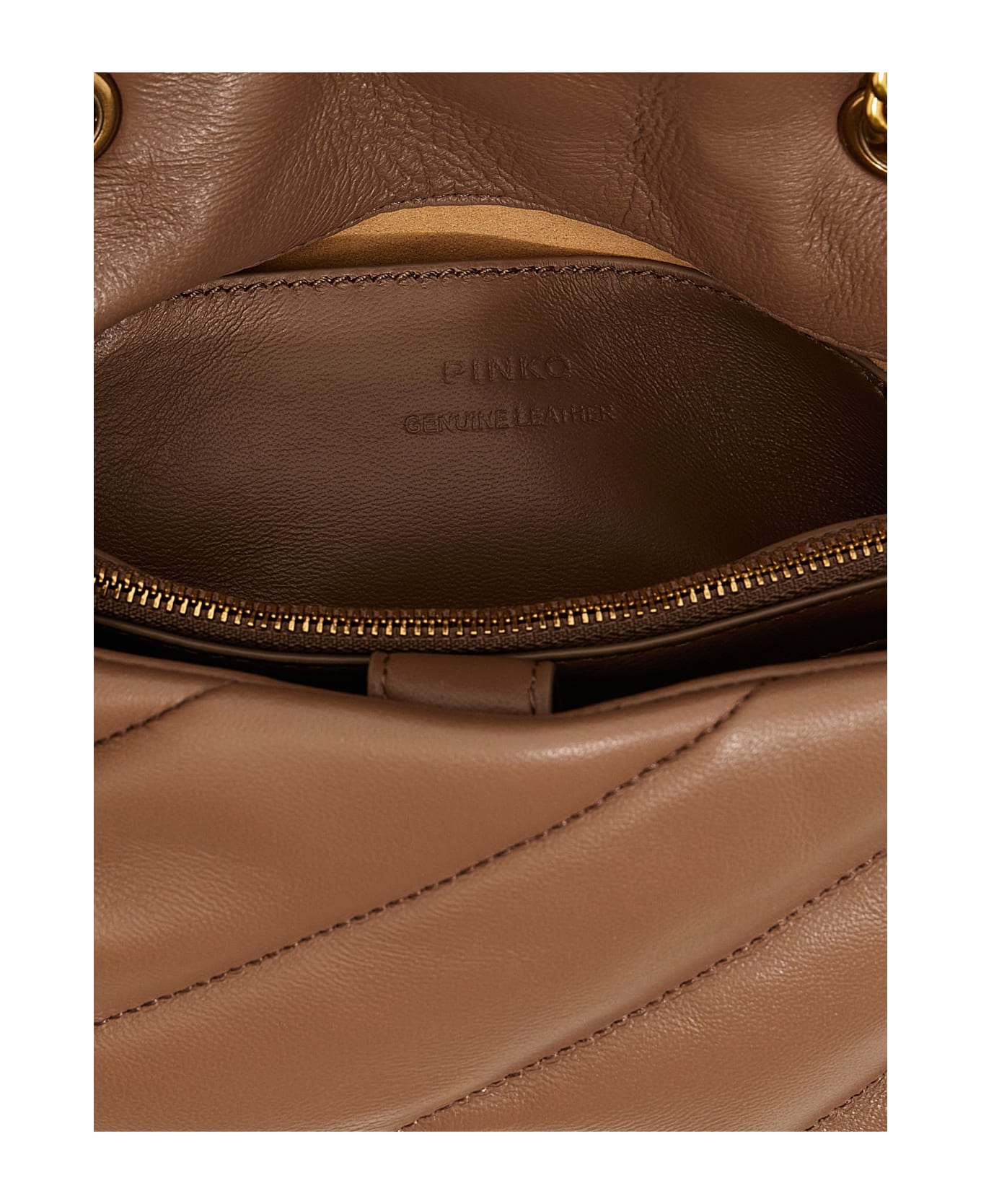 Pinko 
love Mini Puff
 Crossbody Bag - Beige