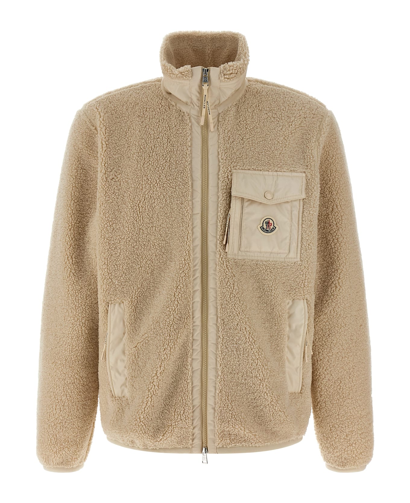 Moncler Teddy Sweatshirt - Beige