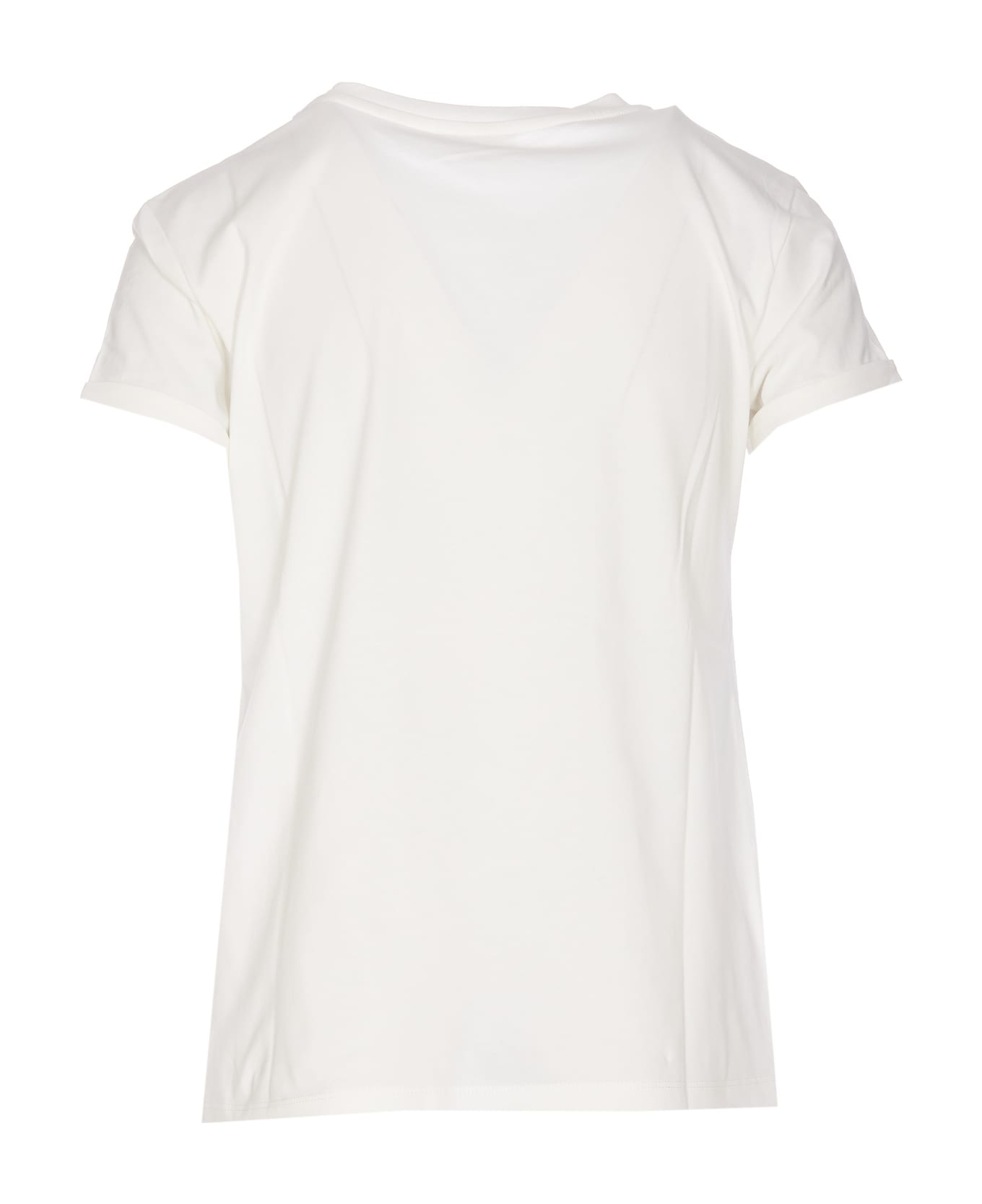 TwinSet Oval T Embroidered Logo T-shirt - White