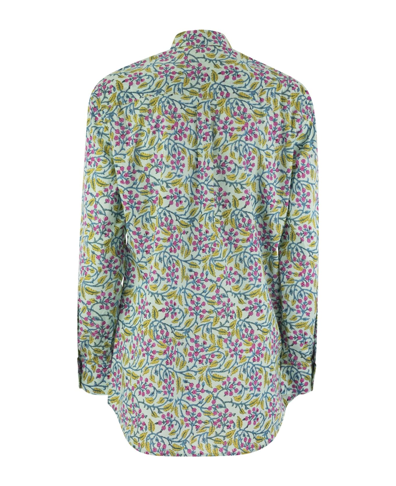 MC2 Saint Barth Floral-printed Button-up Shirt