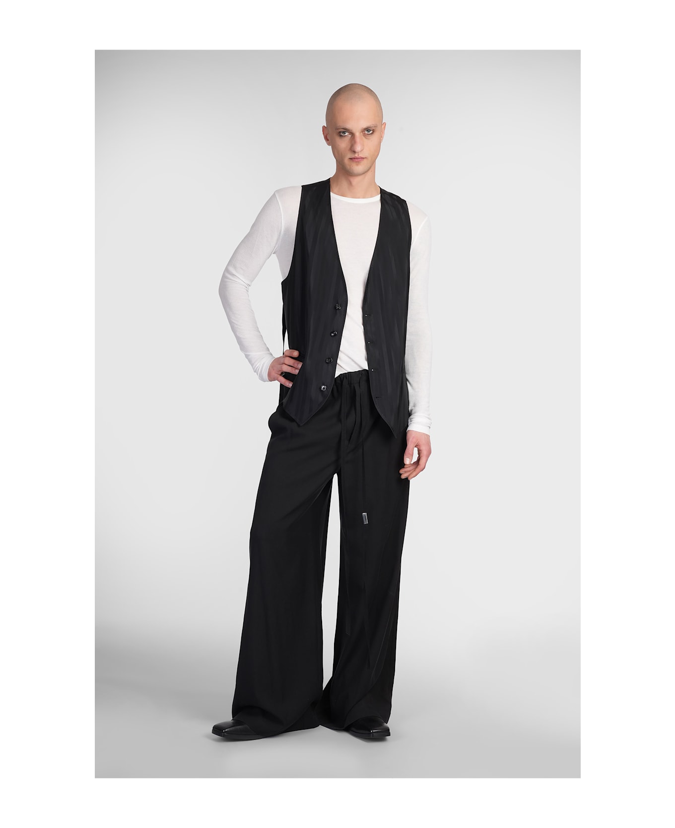 Ann Demeulemeester Greg T-shirt In White Viscose - white