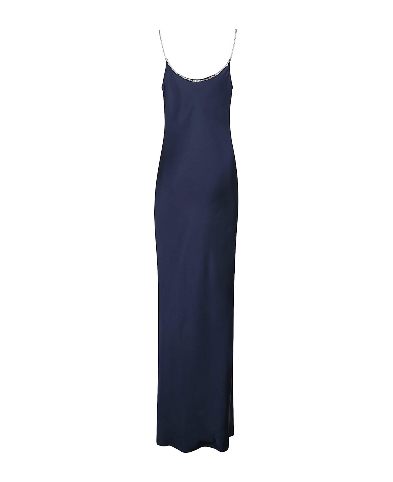 Paco Rabanne Sleeveless Long Dress - Deep Navy