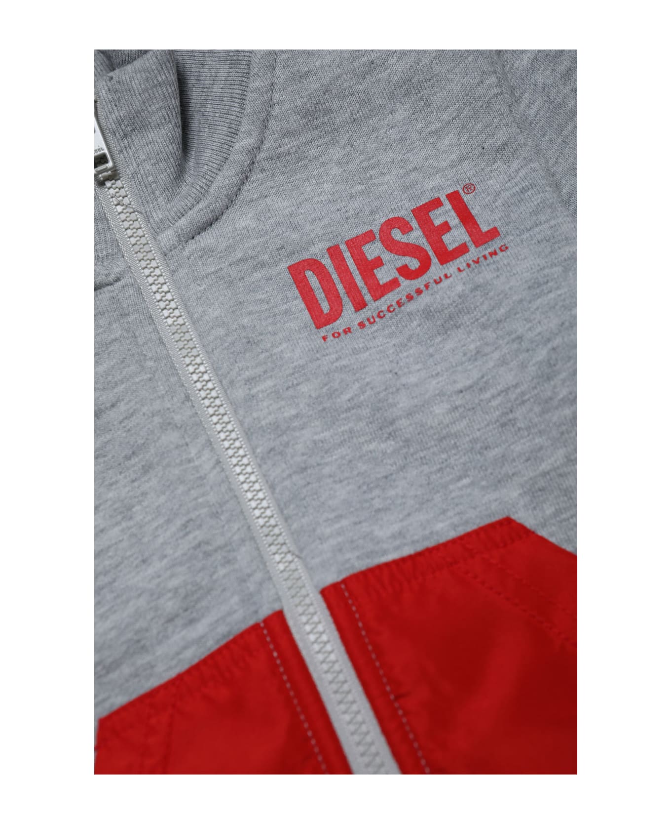Diesel Msagnyb Sw Sweaters Diesel - Grey/red