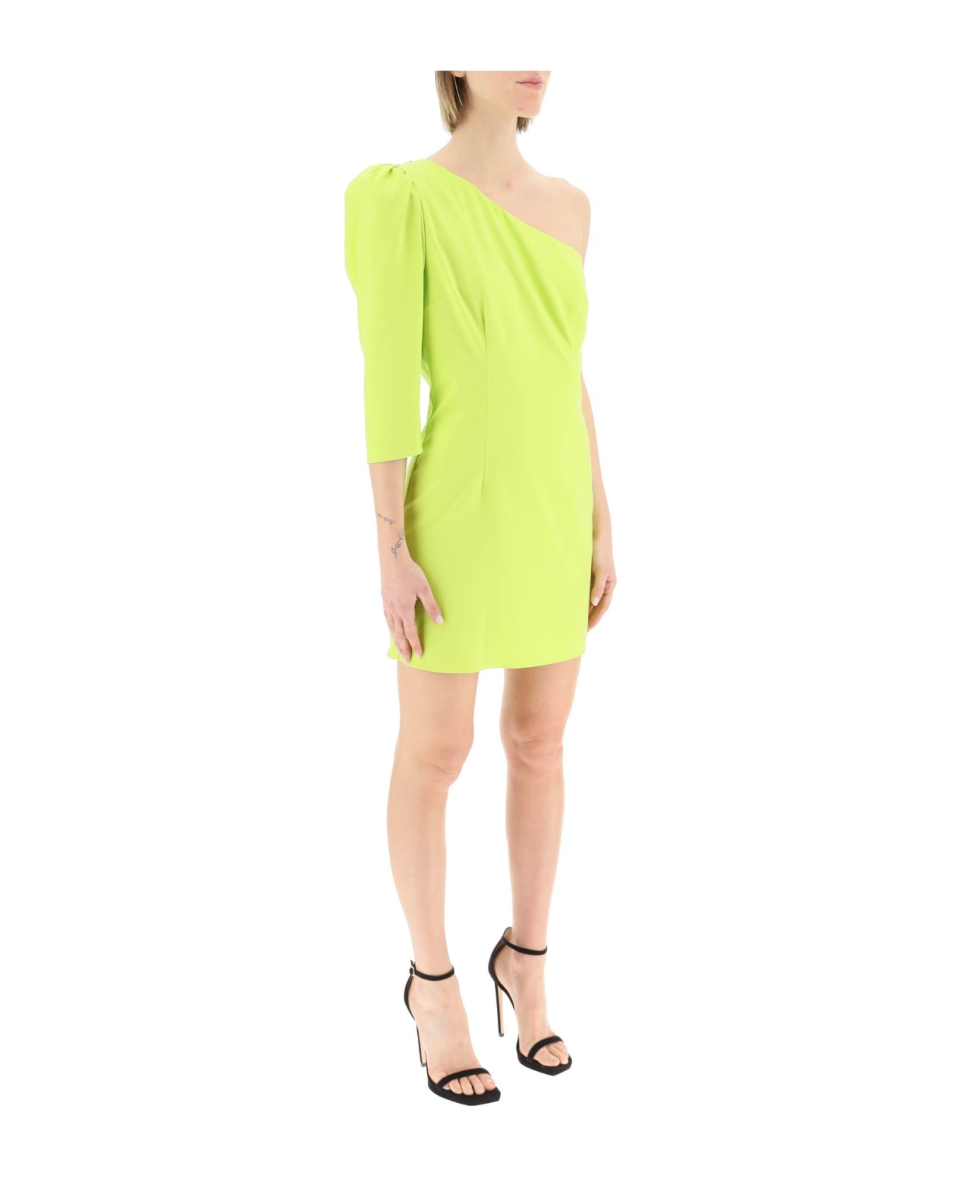 Dsquared2 One Shoulder Mini Dress - Green