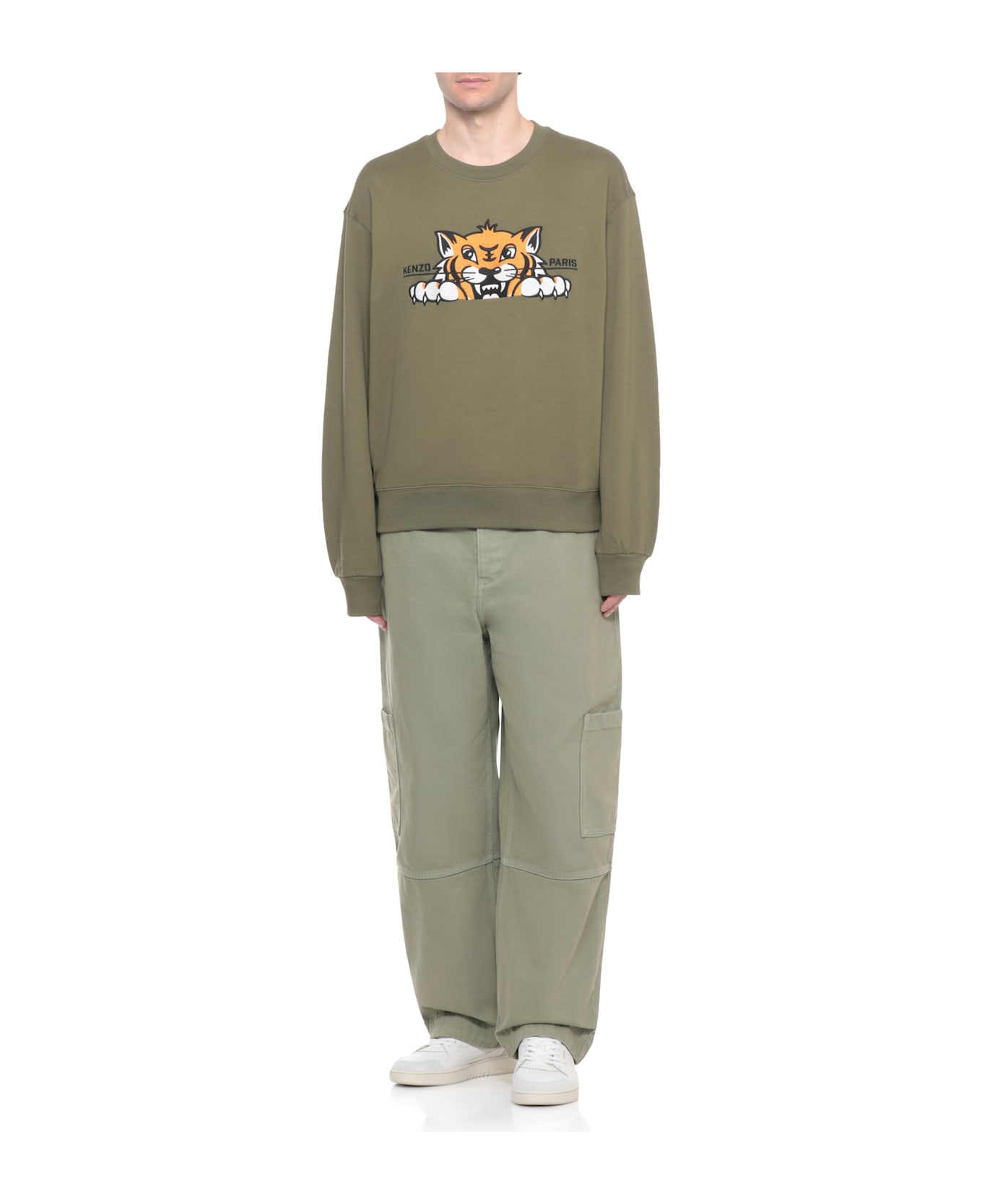 Kenzo Happy Tiger Sweatshirt - Green