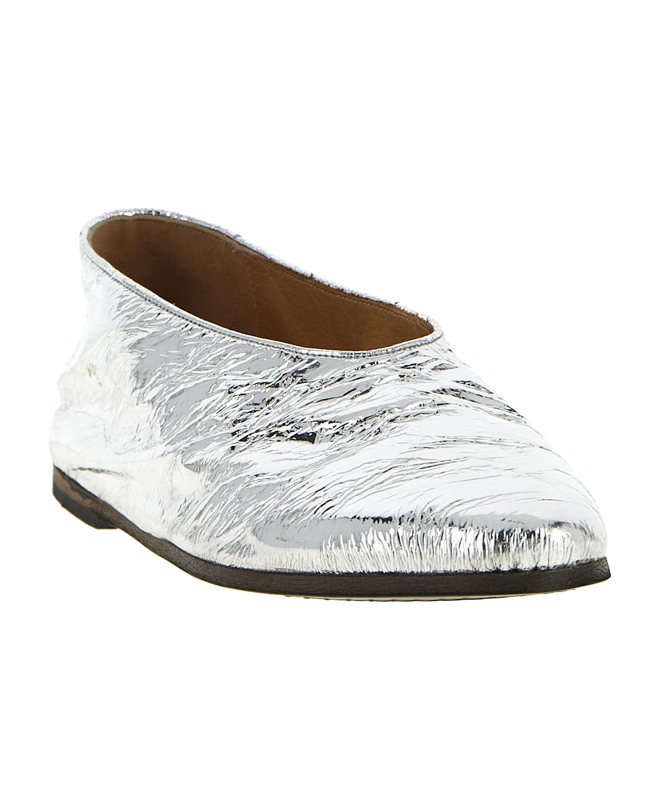 Marsell 'coltellaccio' Ballet Flats - Silver