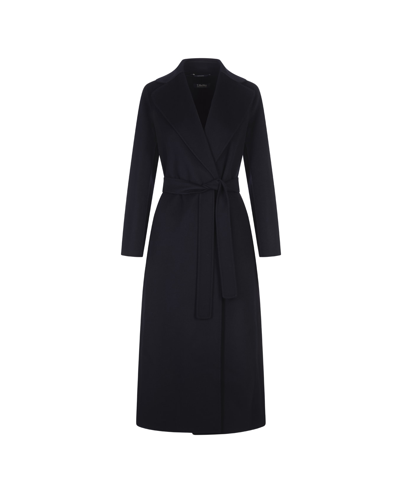 'S Max Mara Blue Poldo Long Coat - Blue