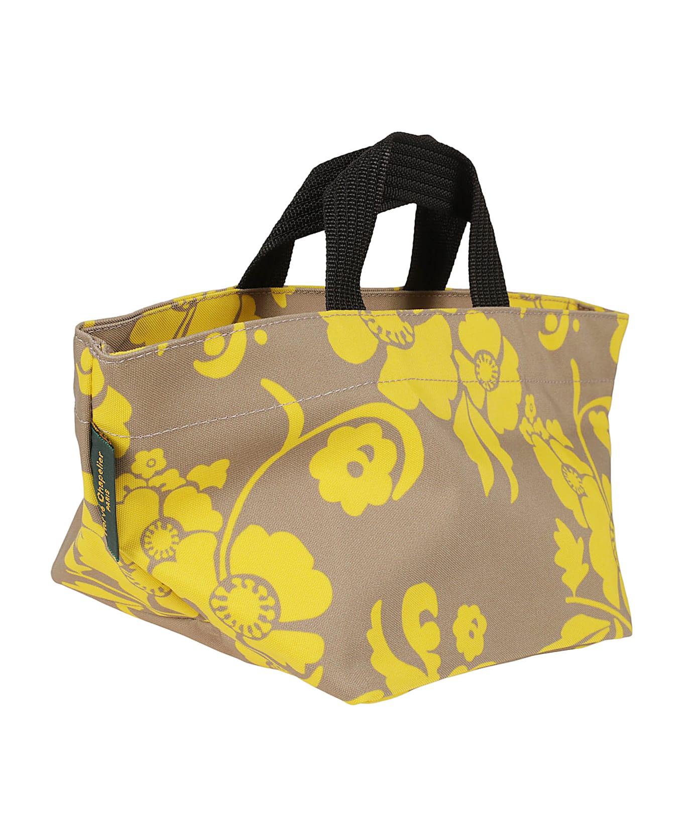 Hervè Chapelier Button Snap Tote - Mastic Gold