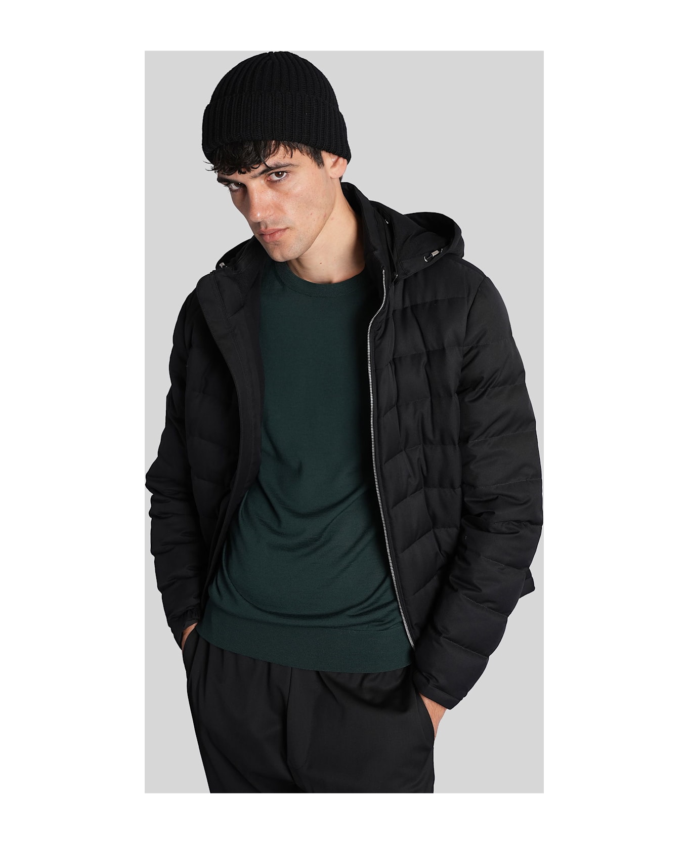 Zegna Knitwear In Green Wool - green