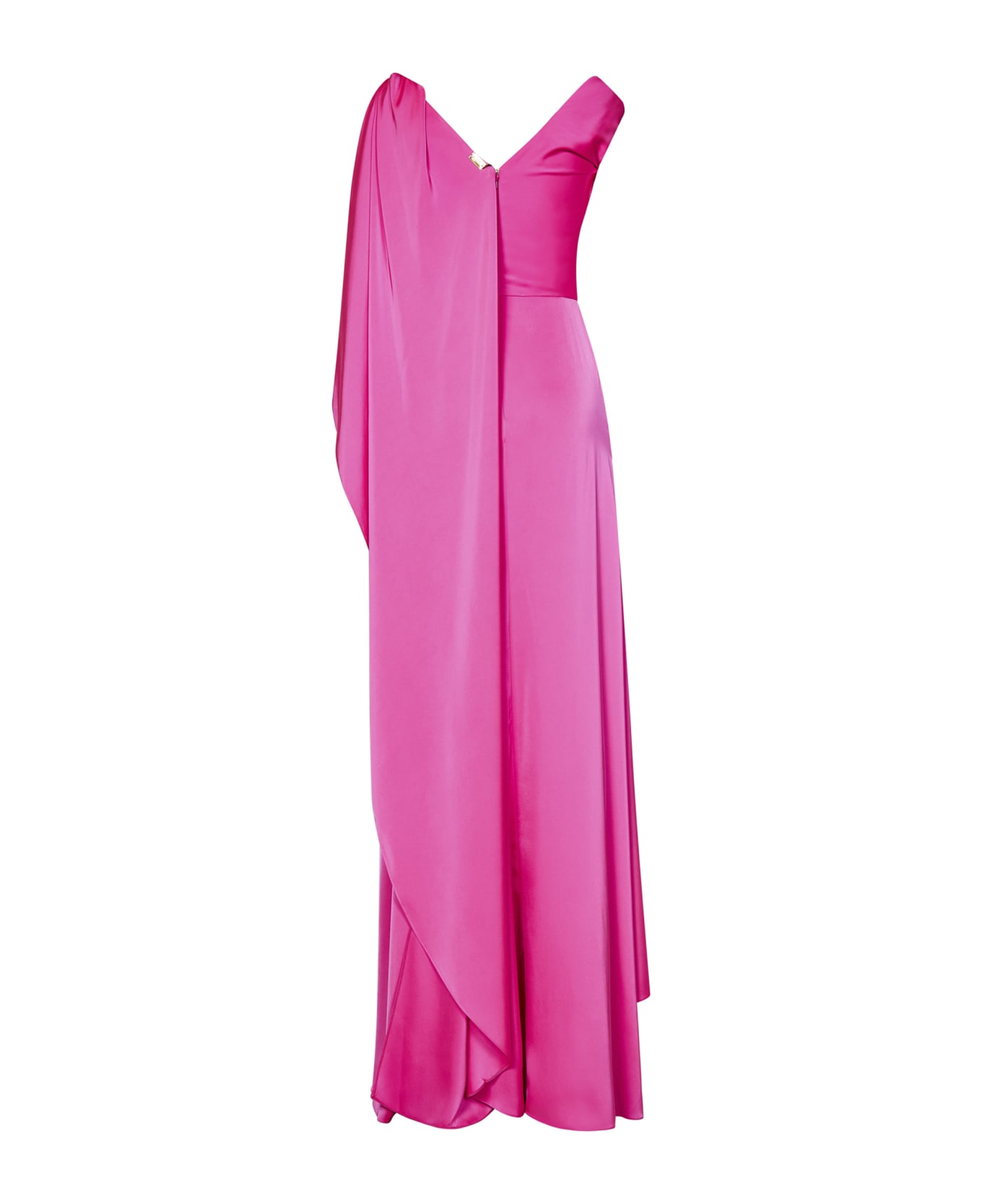 Rhea Costa Long Dress - Fuchsia