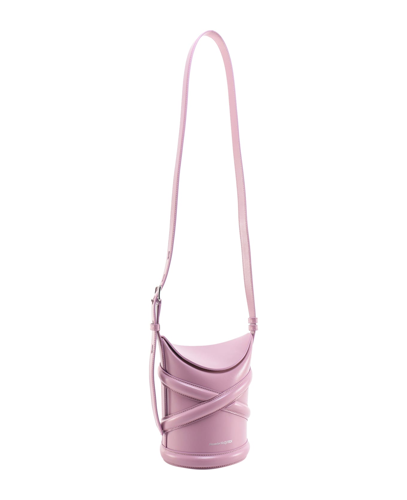 Alexander McQueen The Curve Bucket Bag - Pink