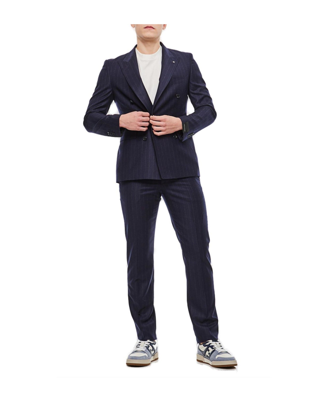 Tagliatore Double-breasted Two-piece Suit Set - Blu スーツ