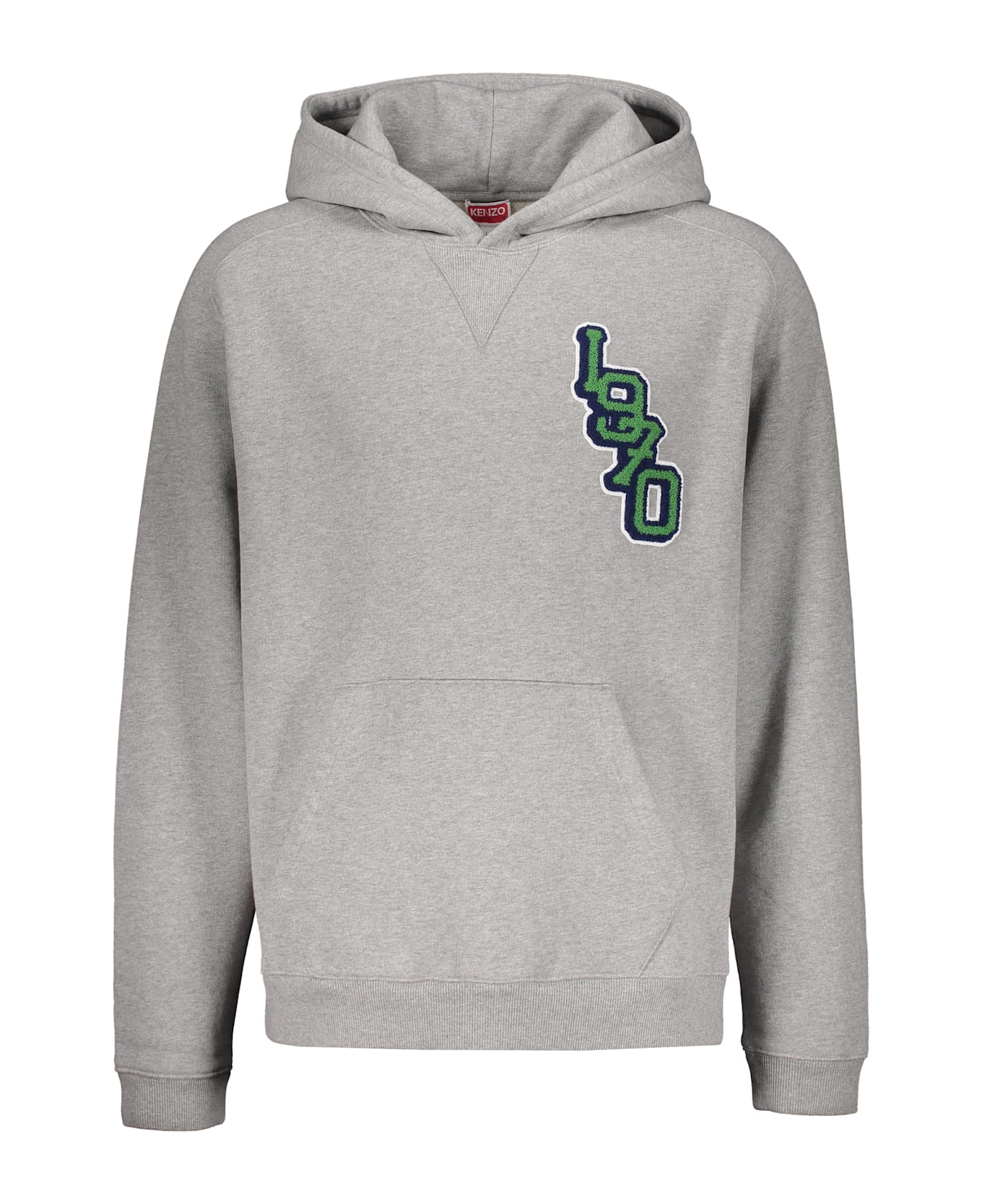 Kenzo Cotton Hoodie - grey