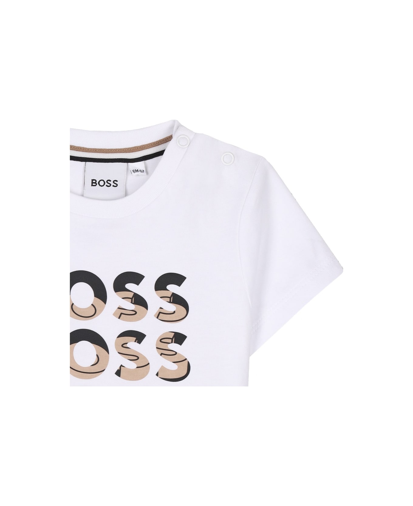 Hugo Boss T-shirts - WHITE