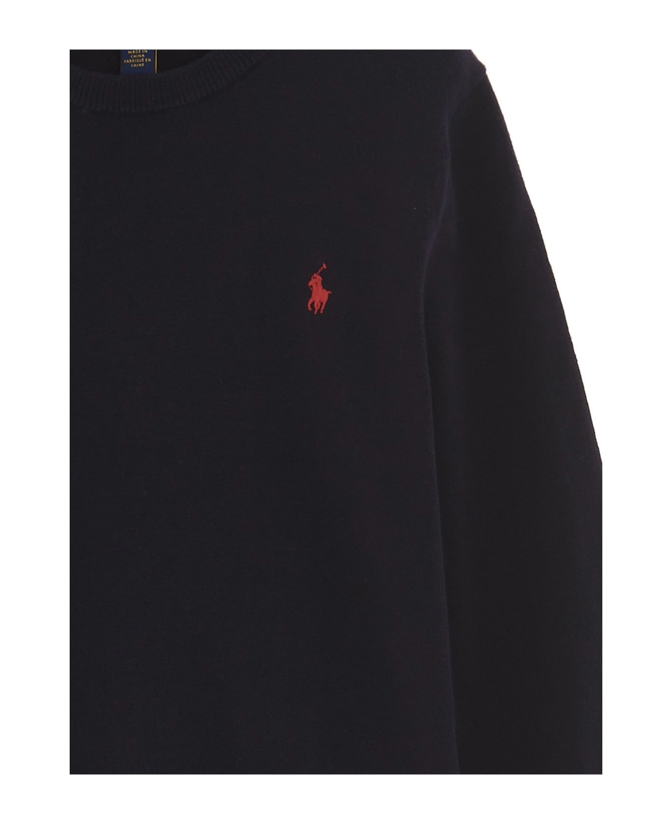 Polo Ralph Lauren Logo Embroidery Sweater - Blu Navy