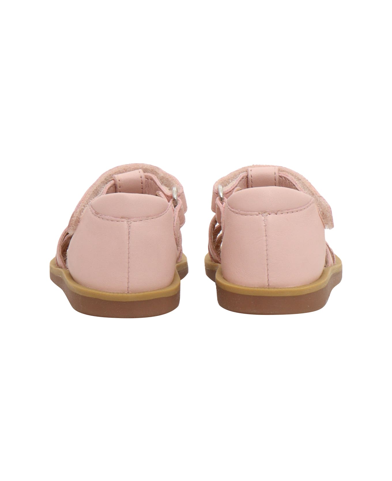 Pom d'Api Pink Slave Sandals - GREY