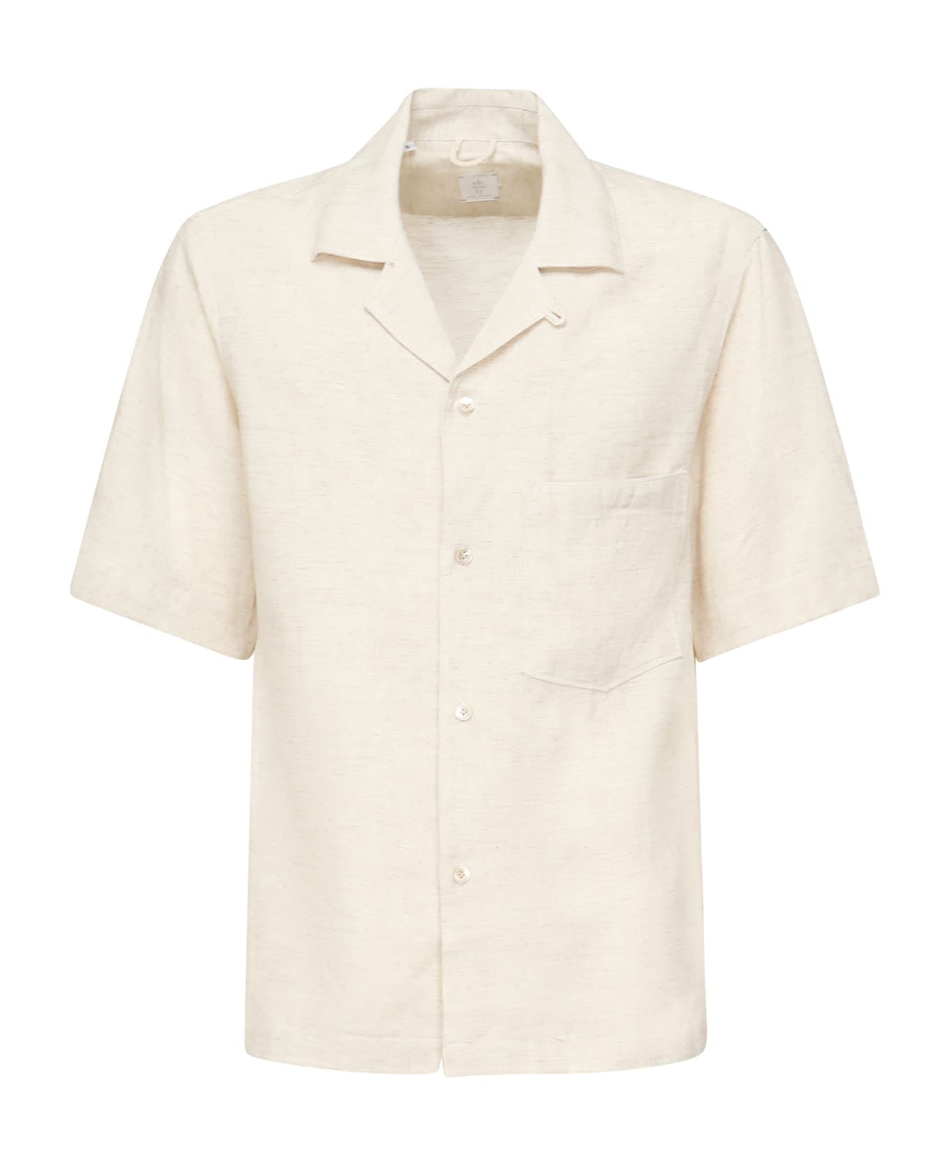 Eleventy Shirt With Wide Collar - SAND