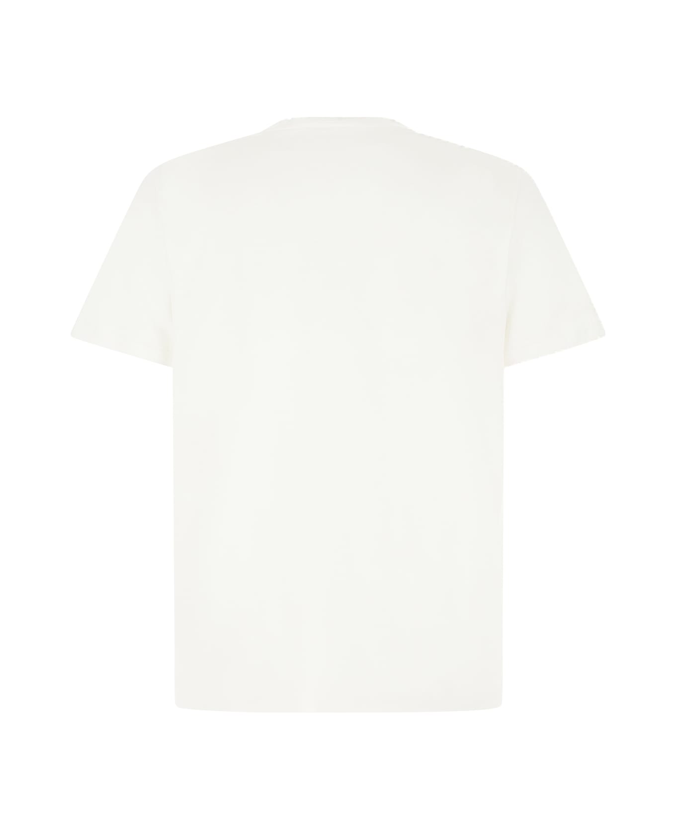 Saint Laurent White Cotton T-shirt - Bianco