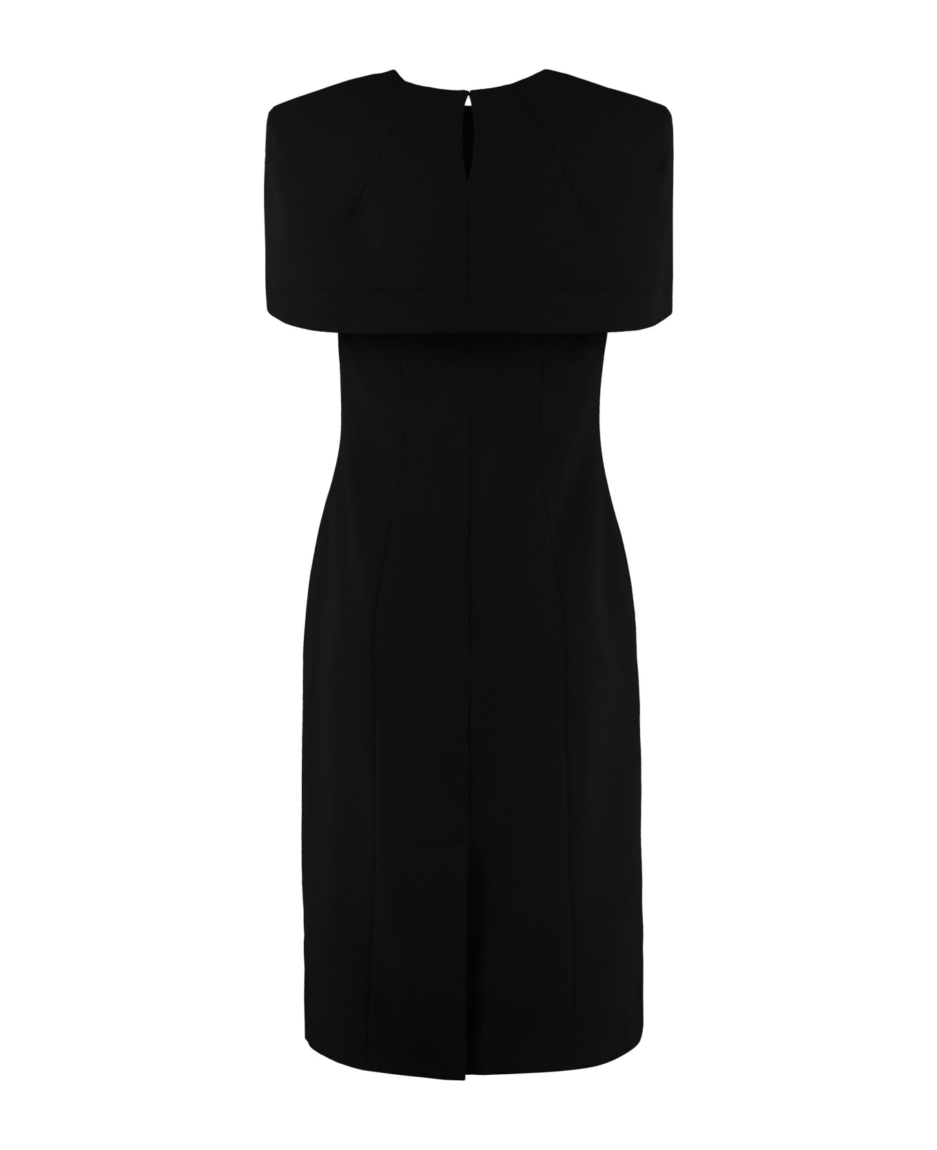 Givenchy Wool Crepe Dress - black